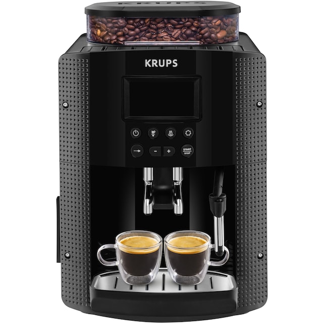 Krups Kaffeevollautomat »EA8150«, Arabica Display, LCD-Display,  Speichermodus, Dampfdüse für Cappuccino | BAUR