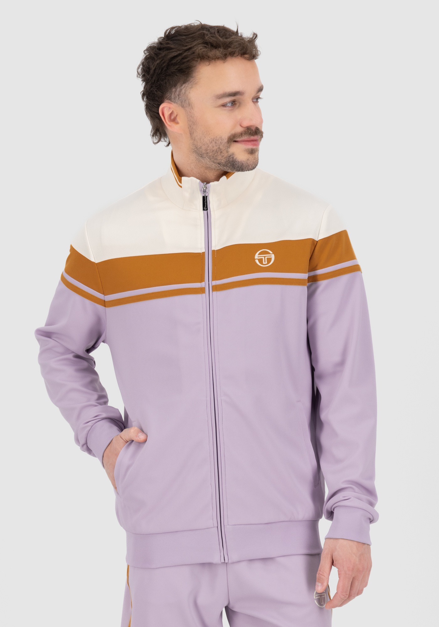 Sergio Tacchini Trainingsjacke »DAMARINDO TT_ Herren«, ohne Kapuze, Trainingsjacke Herren, leichte Jacke, Retro, Sportjacke, Outdoor, Sale