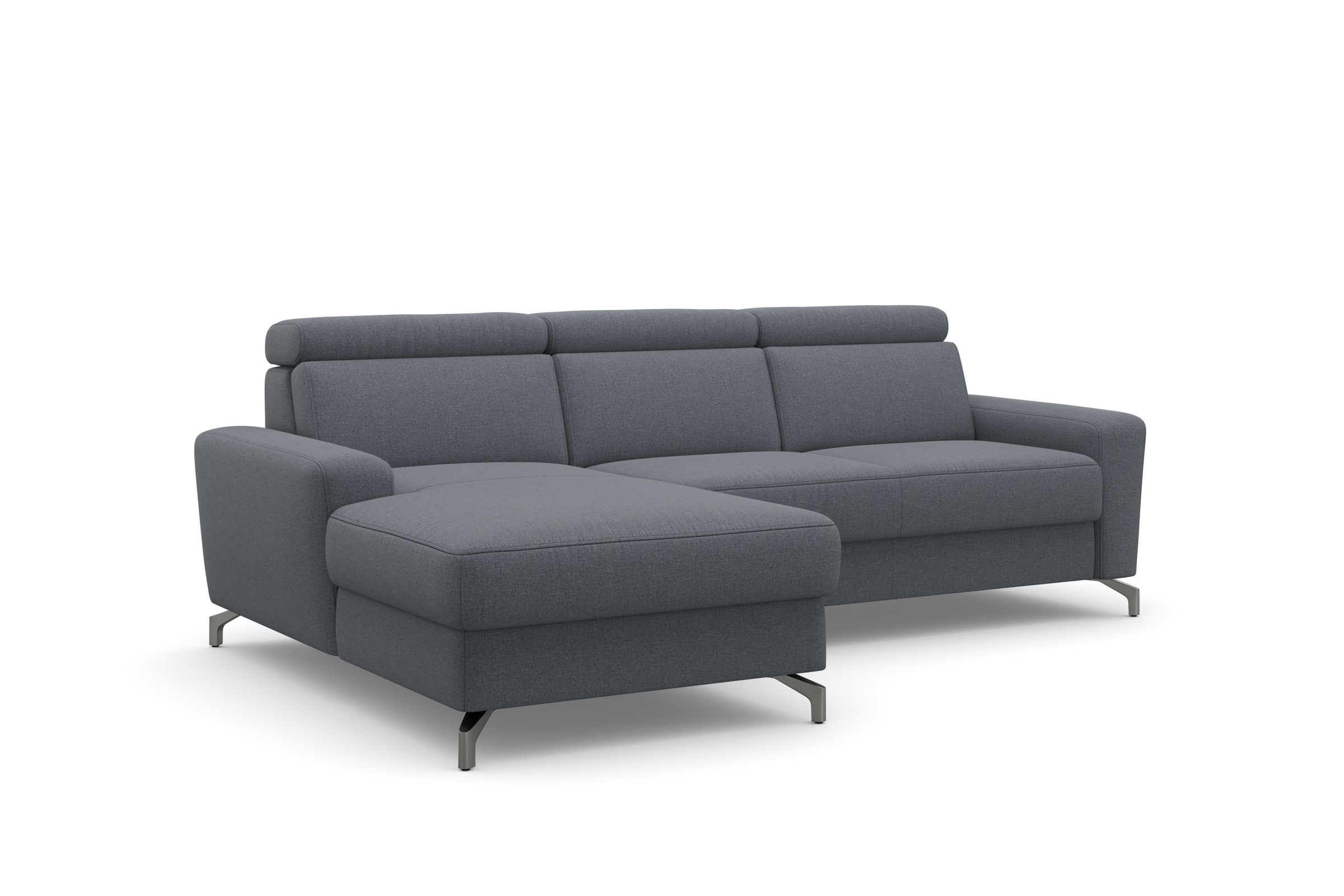sit&more Ecksofa »Scarlett L-Form«, inklusive Kopfteilverstellung, wahlweise mit Bettfunktion, Bettkasten