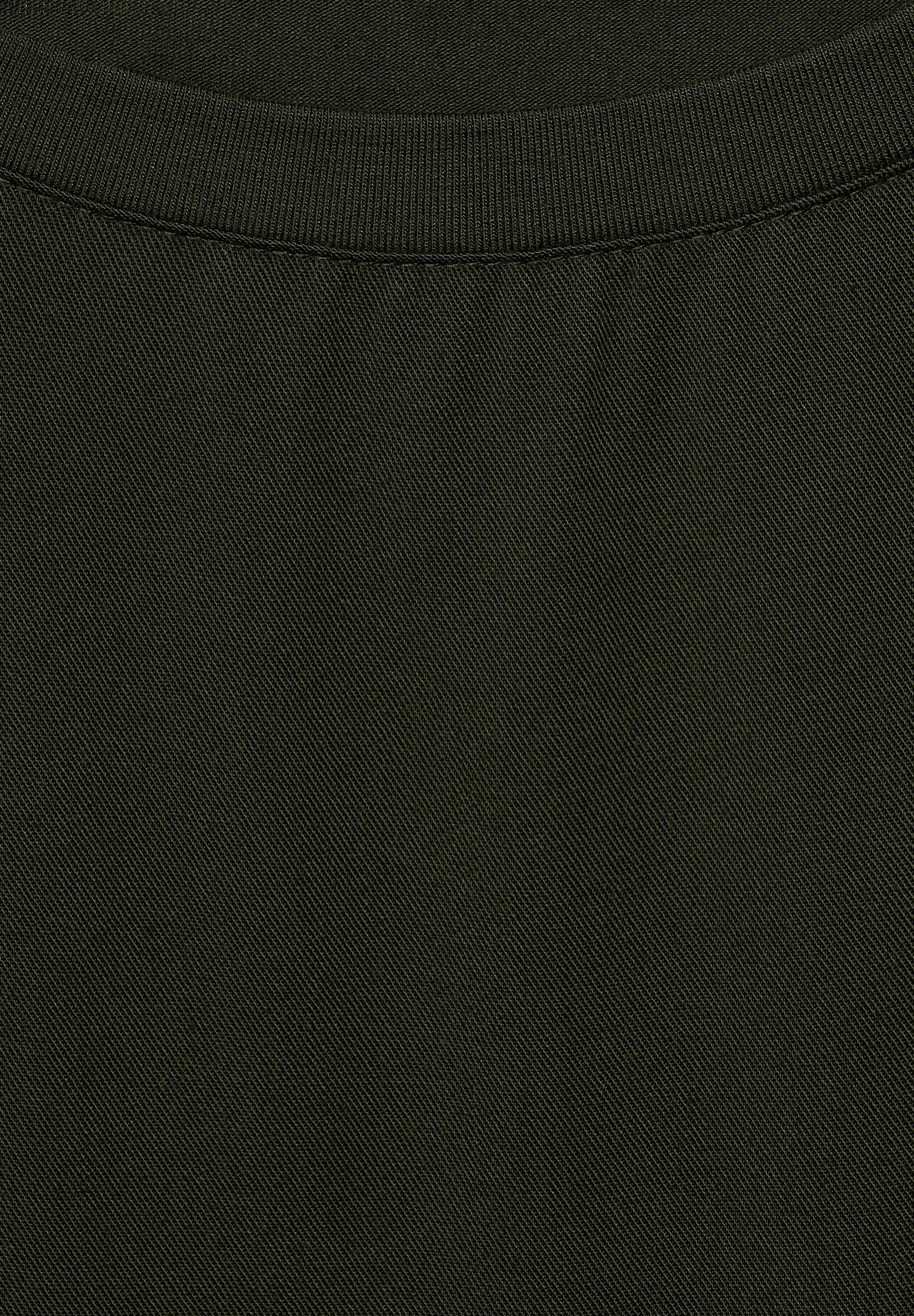 STREET ONE T-Shirt, mit Materialmix