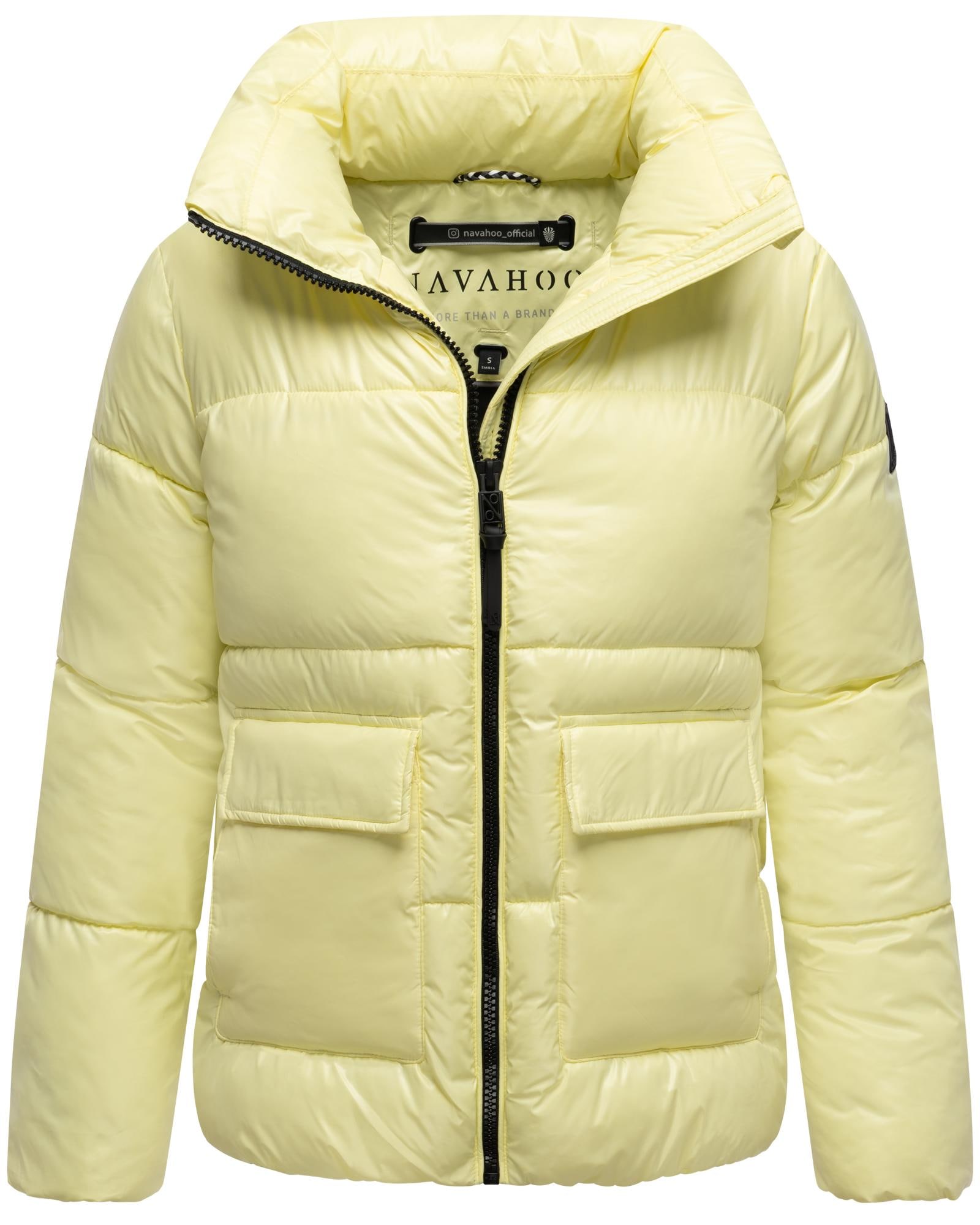 Navahoo Kurzjacke "Eispracht 14", ohne Kapuze, Kurze gesteppte Damen Winter günstig online kaufen