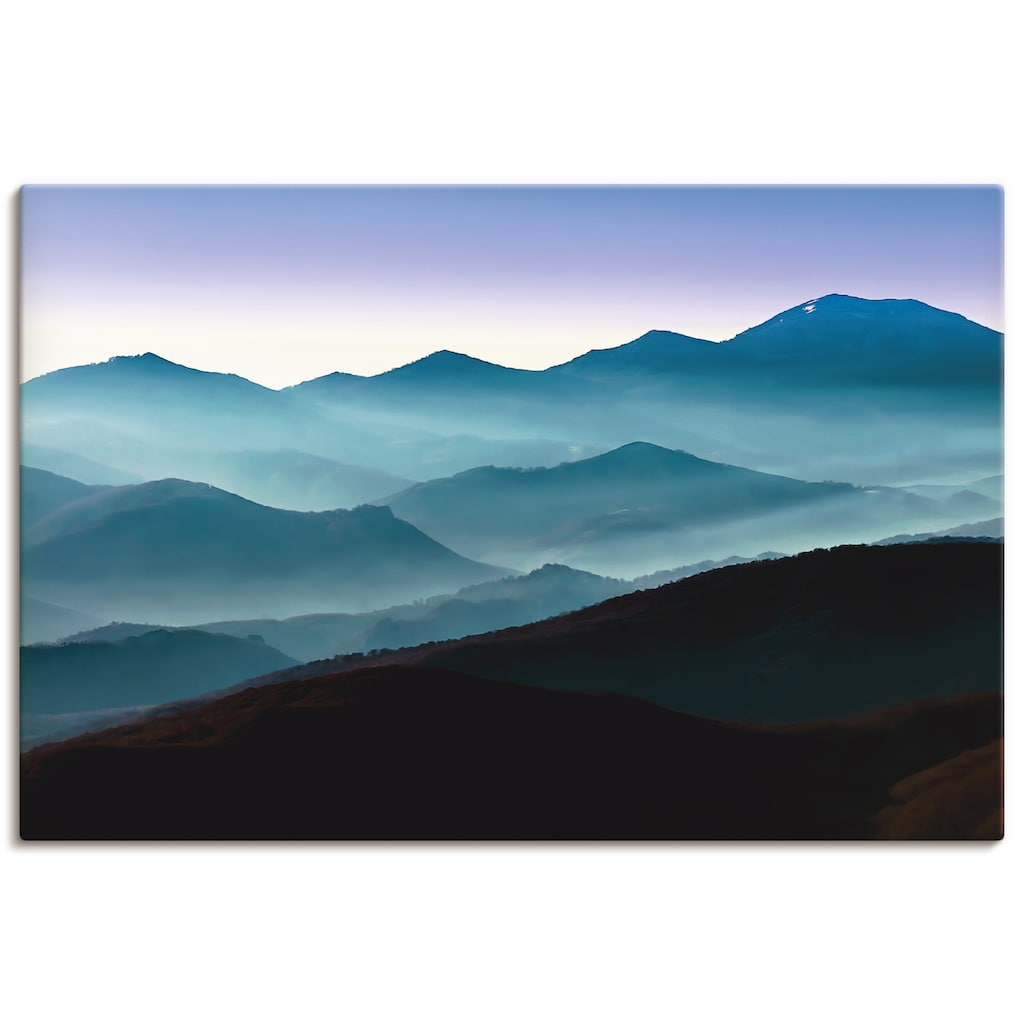 Artland Leinwandbild »Bergpanorama in Asturien«, Berge, (1 St.)