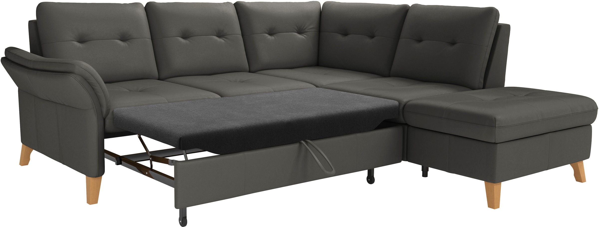 sit&more Ecksofa »Göteborg«, inkl. Sitztiefenverstellung, wahlweise mit Bettfunktion & Bettkasten