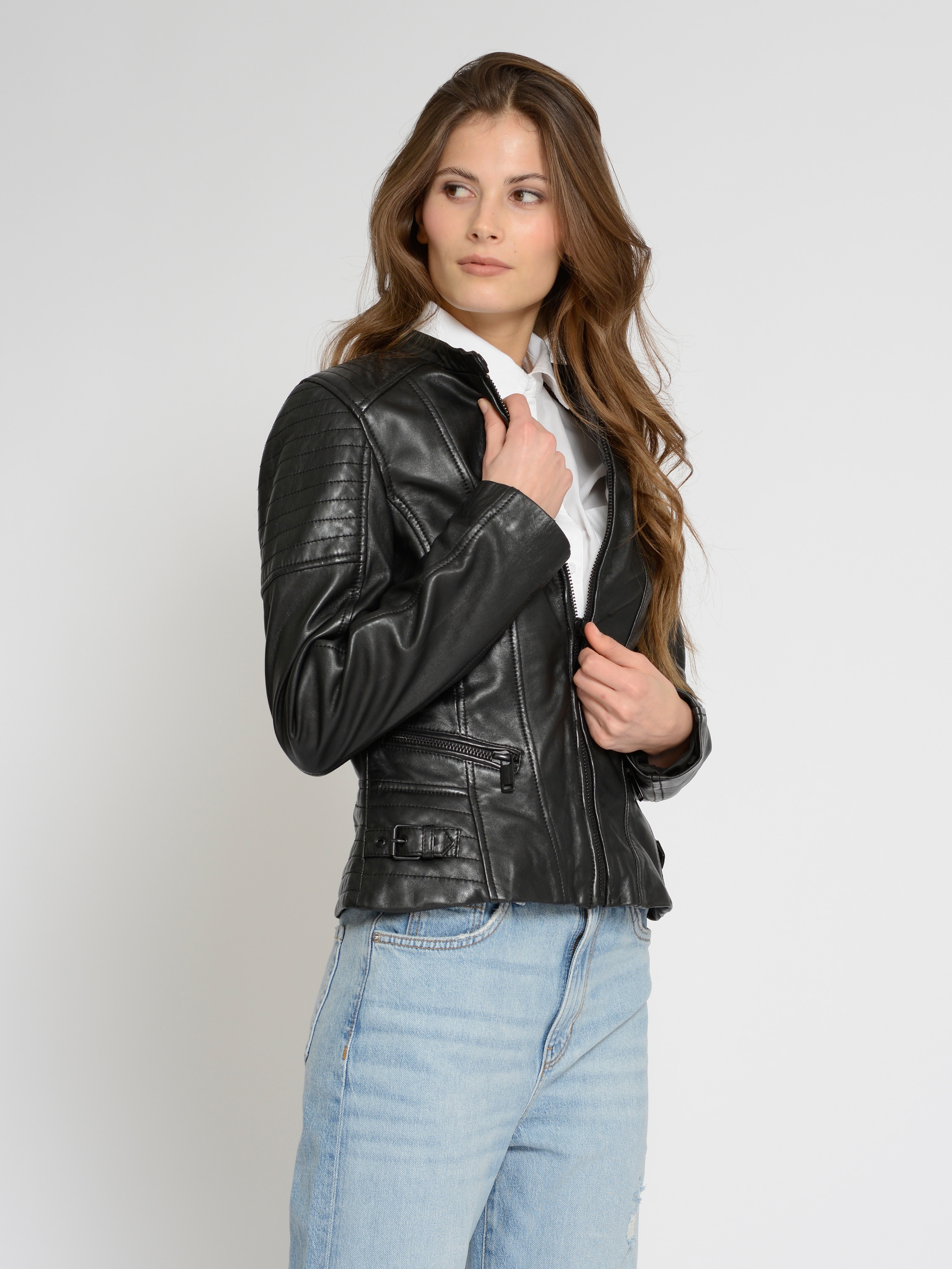 online »31022105« MUSTANG kaufen | Lederjacke BAUR