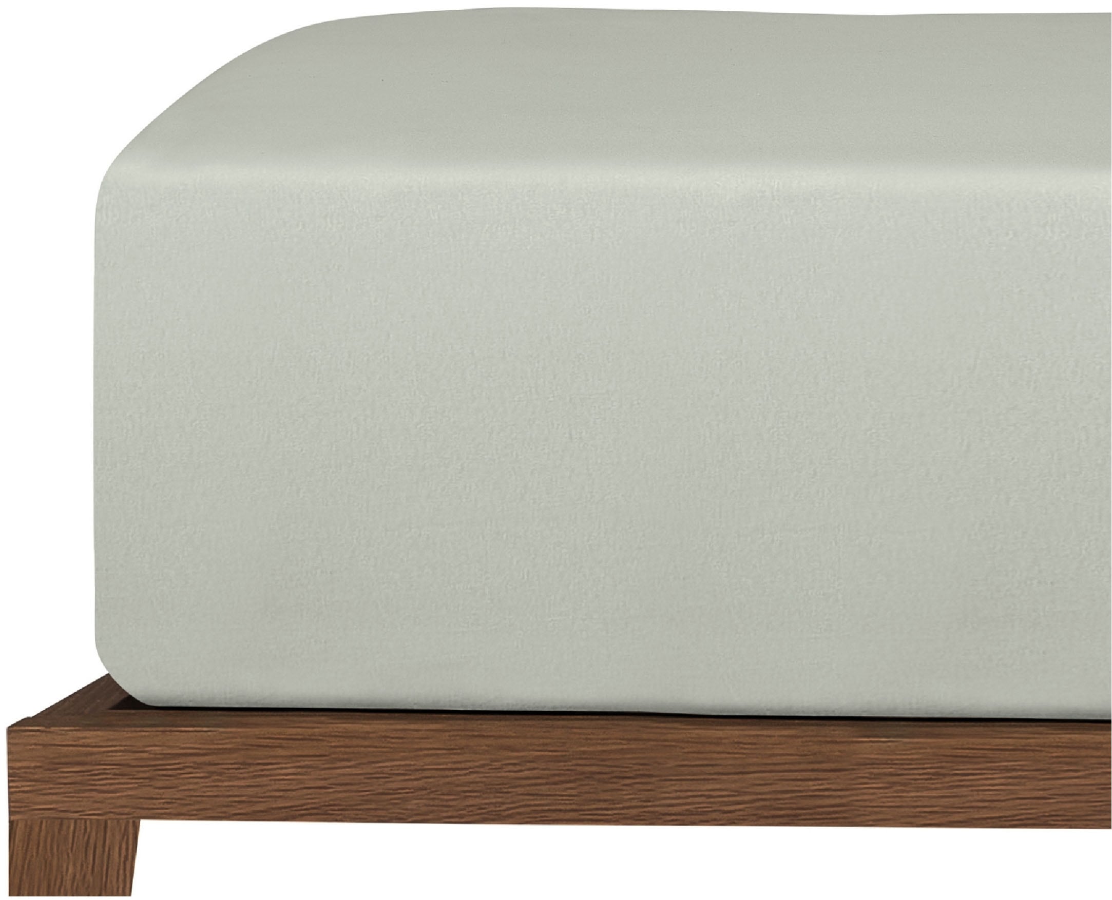 uncover by SCHIESSER Spannbettlaken "New Jersey aus 100% Baumwolle" Made in Green