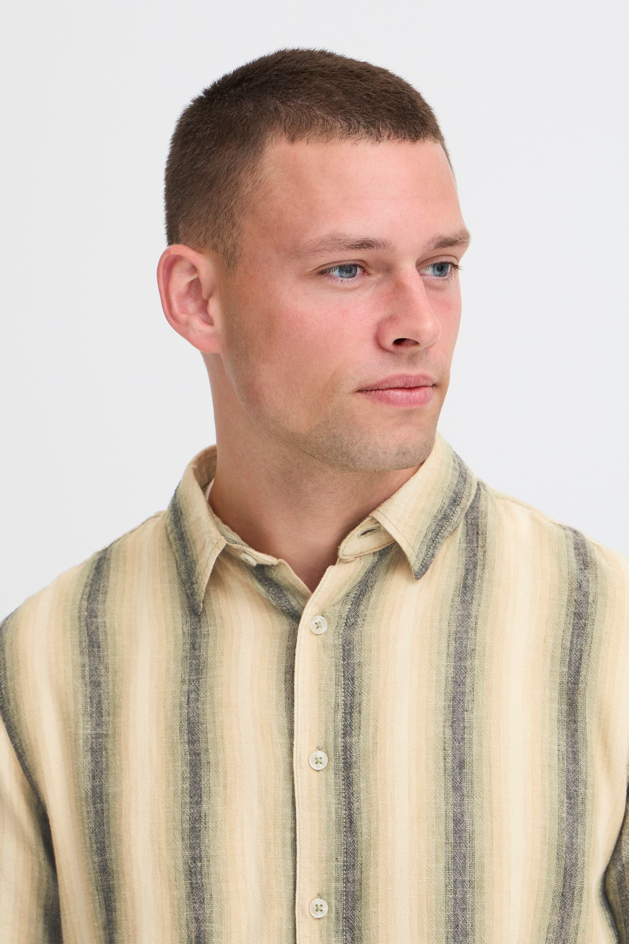 Blend Leinenhemd »BHBobby Linen Mix« Gestreiftes Leinenhemd