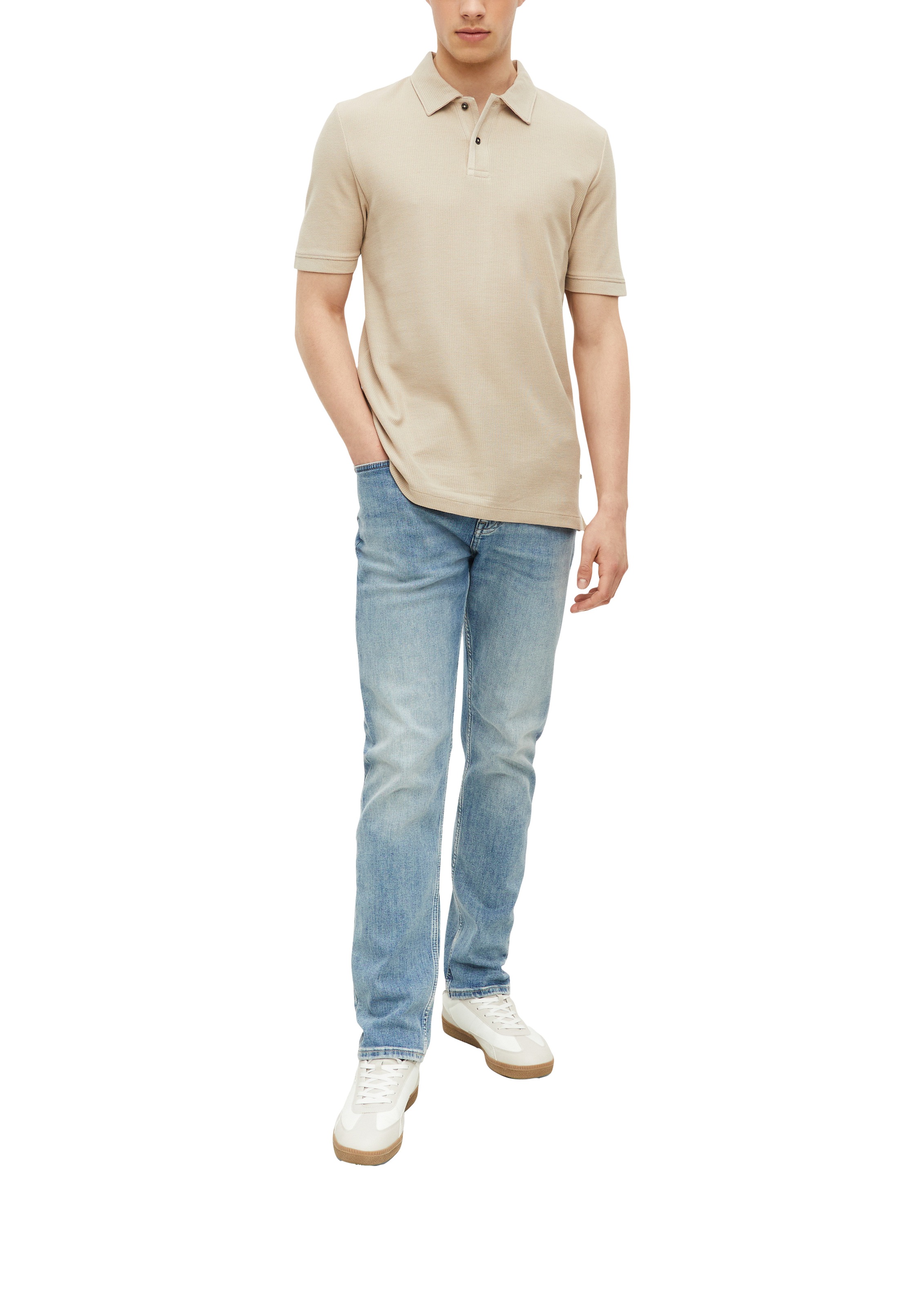 s.Oliver Poloshirt Sommer-Poloshirt / unifarben