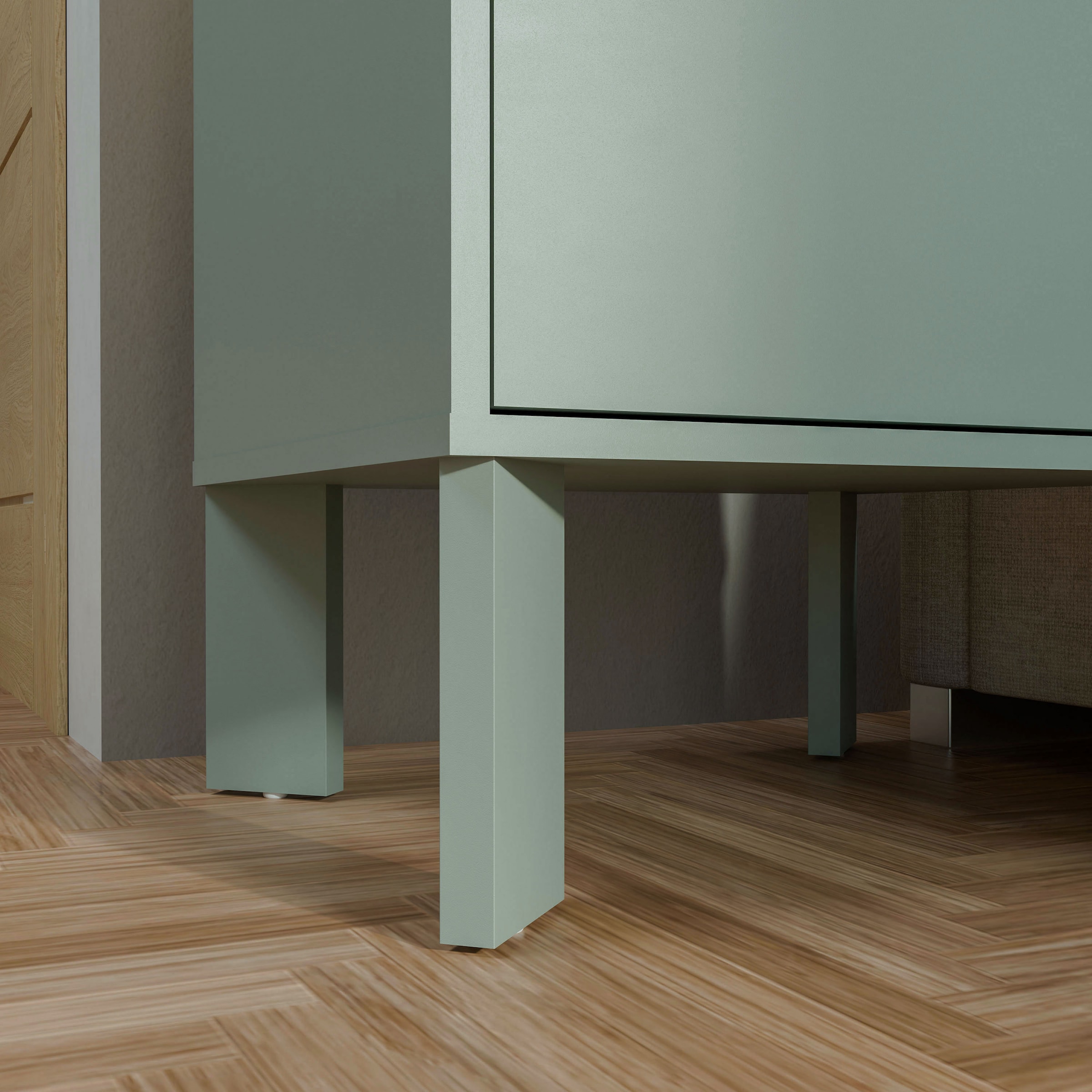 FORTE Nachtkommode »Tahoe Nachtkommode, grifflos, Schubkasten« B/H/T 48,2/47,5/41,4 cm