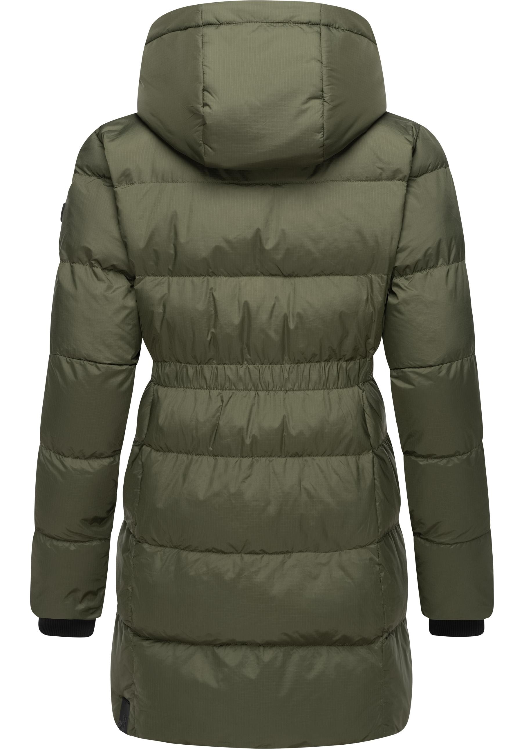 Ragwear Kurzmantel »Niara«, stylischer, gesteppter Wintermantel mit gefütterter Kapuze