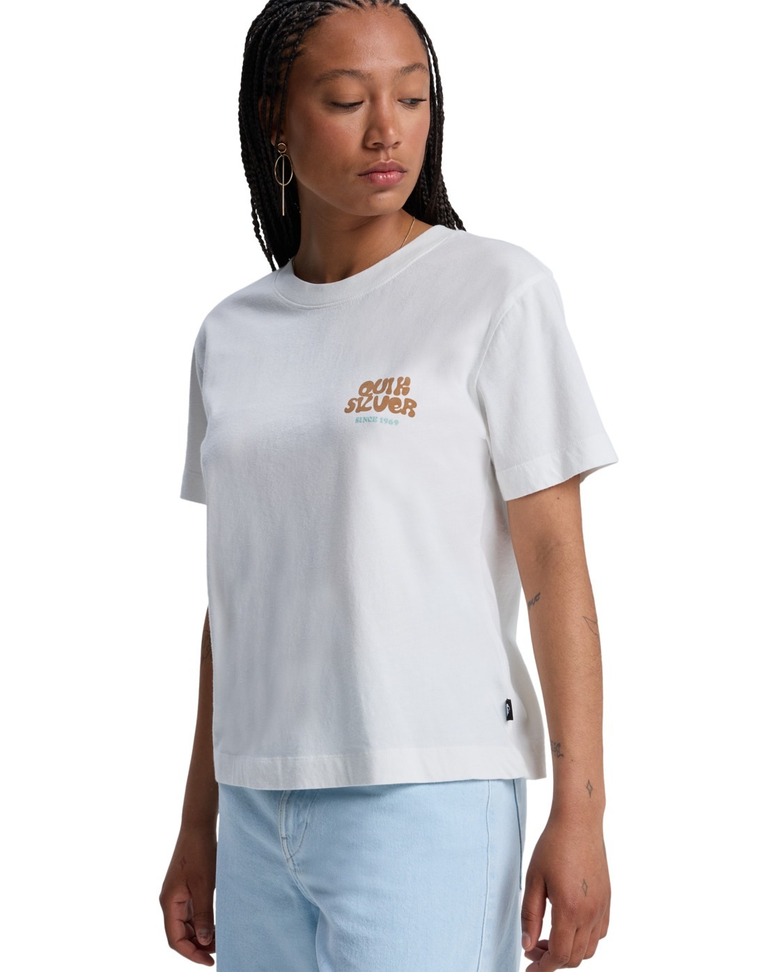 Quiksilver Standard Women T-Shirt White S 2