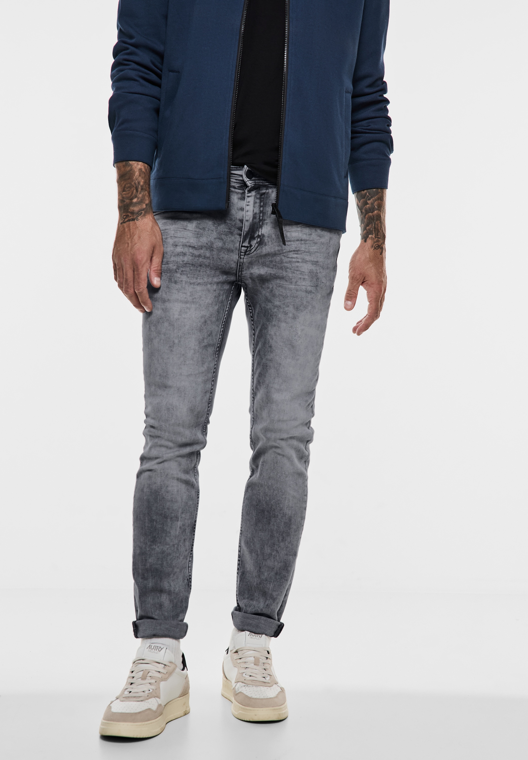 STREET ONE MEN Gerade Jeans, Middle Waist