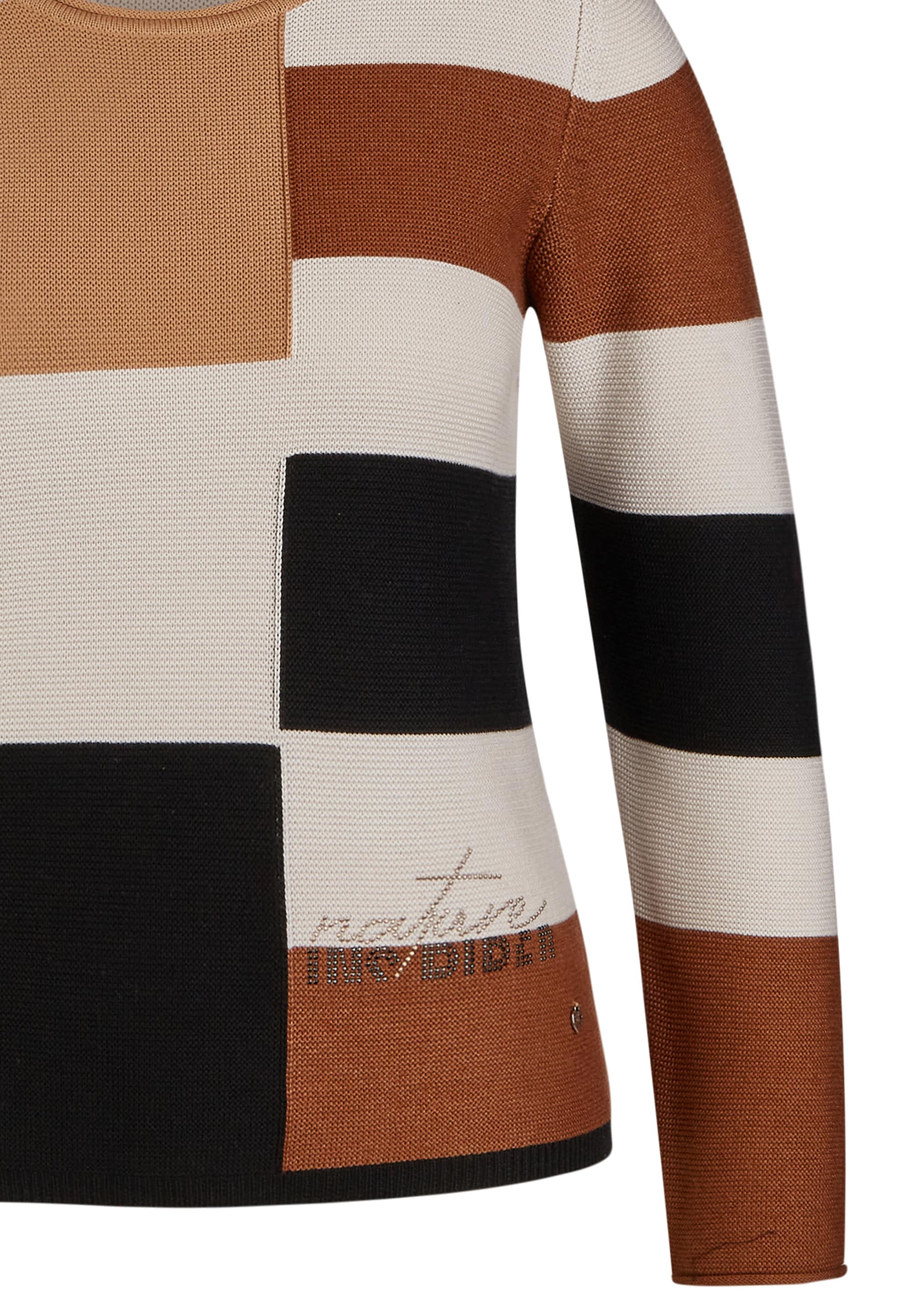 Rabe Strickpullover, mit Colorblocking-Muster