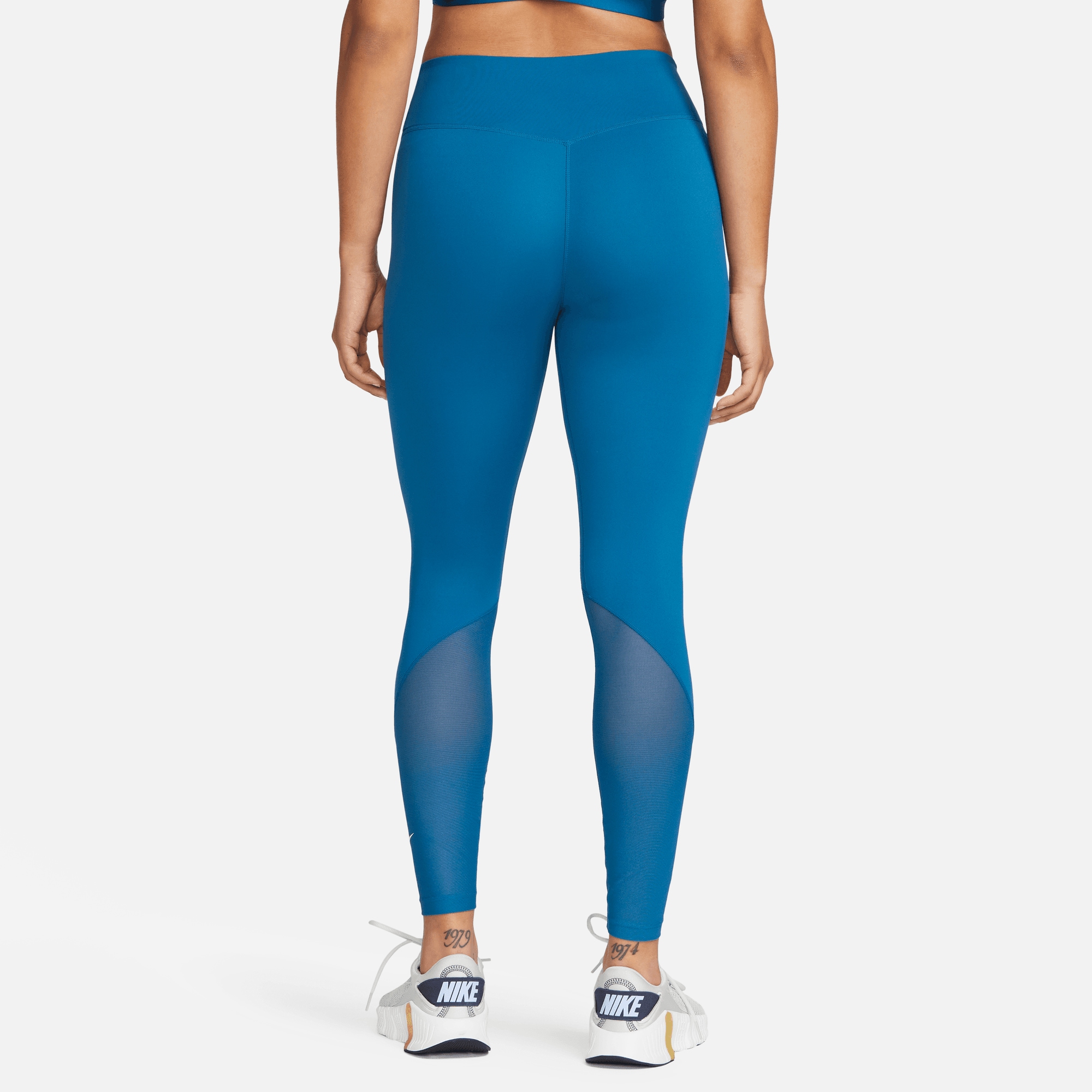 Nike Trainingstights "ONE WOMENS MID-RISE / MESH-PANELED LEGGINGS" günstig online kaufen