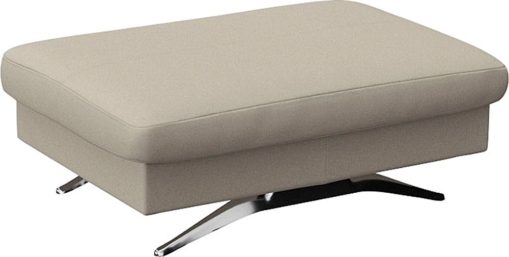 FLEXLUX Pouf "Glow Sitzhocker, Polsterhocker" Hocker mit Stauraum, Fuß Alu günstig online kaufen