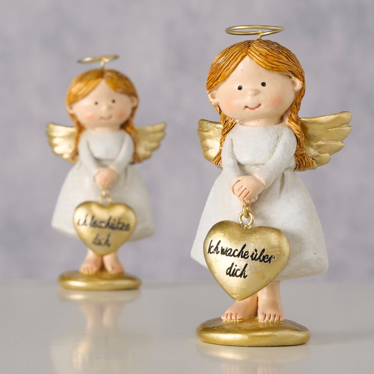 OTTO home Dekofigur »Glücksbringer mit handgemalten Details und Schriftzügen« Schutzengel, ca. 10cm hoch, liebevolle Geschenkidee