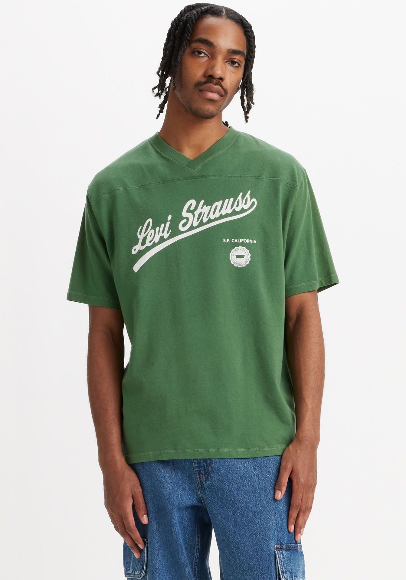 Levi's® V-Shirt »GRAPHIC VNECK TEE«, im sportlichen Look