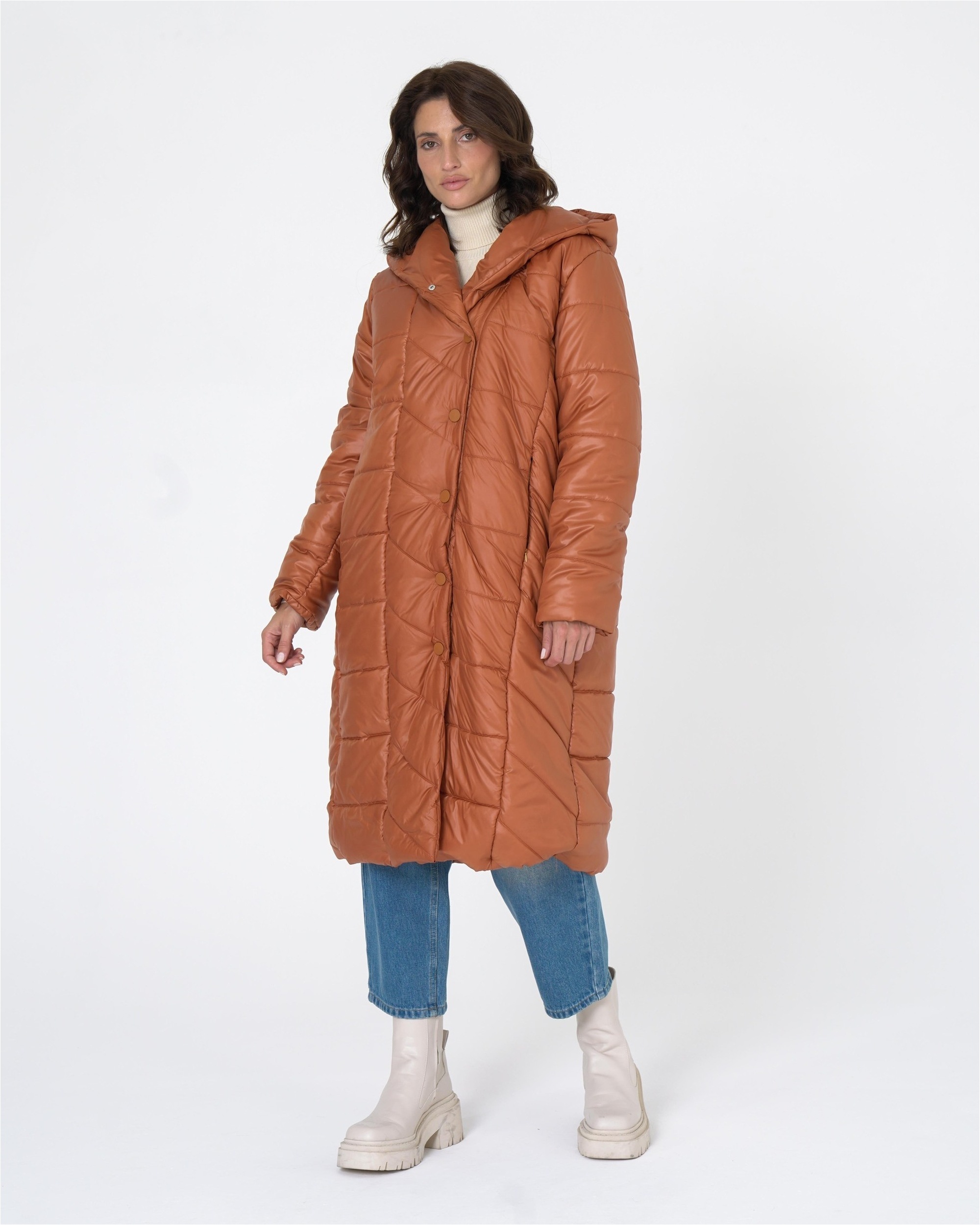 freshlions Steppmantel »Eva«, im schimmernden Design