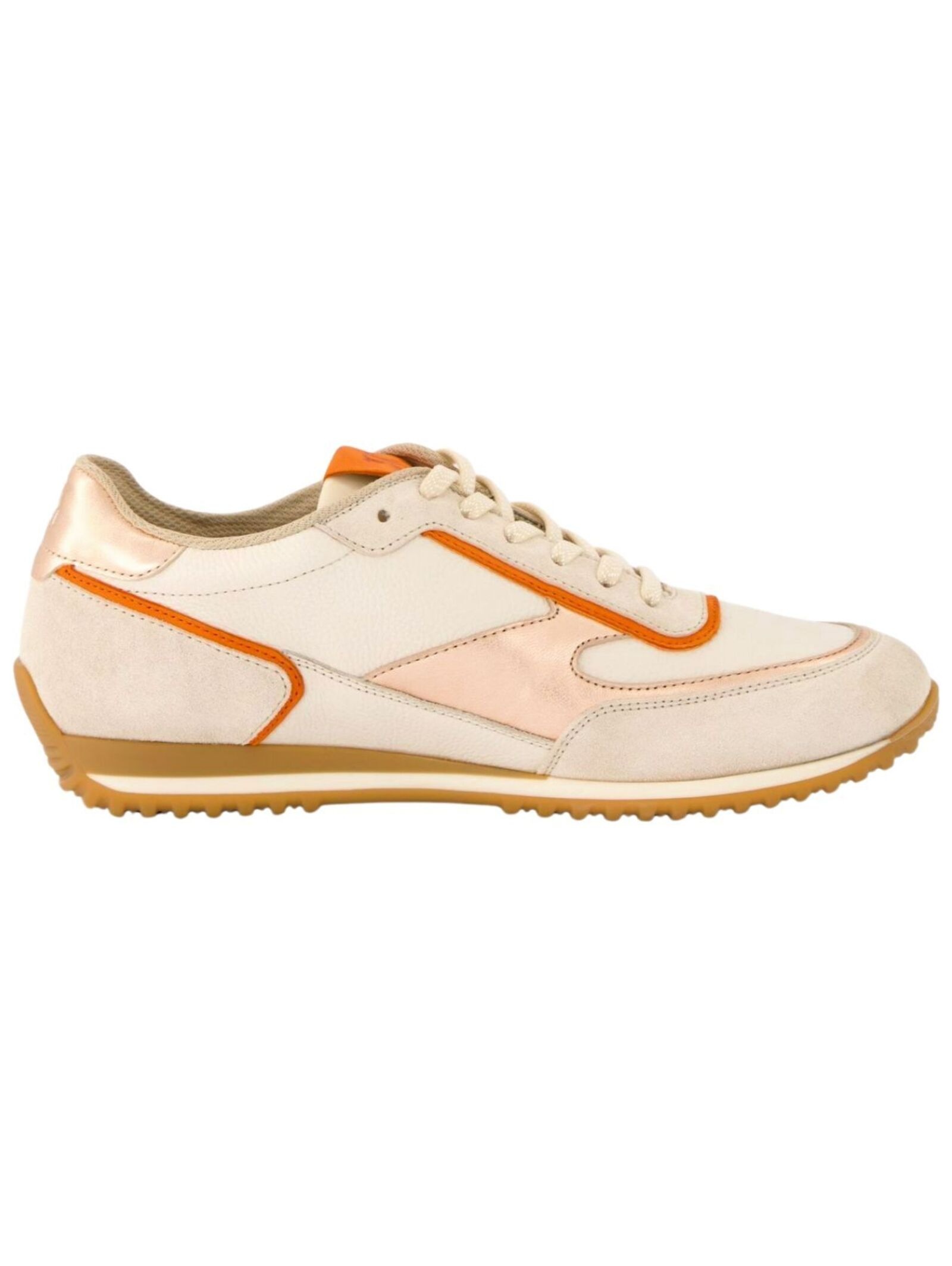 Sneaker PAUL GREEN "Paul Green Sneaker Leder", Damen, Gr. 37, beige (beige, weiß), Leder, Schuhe Sneaker 3