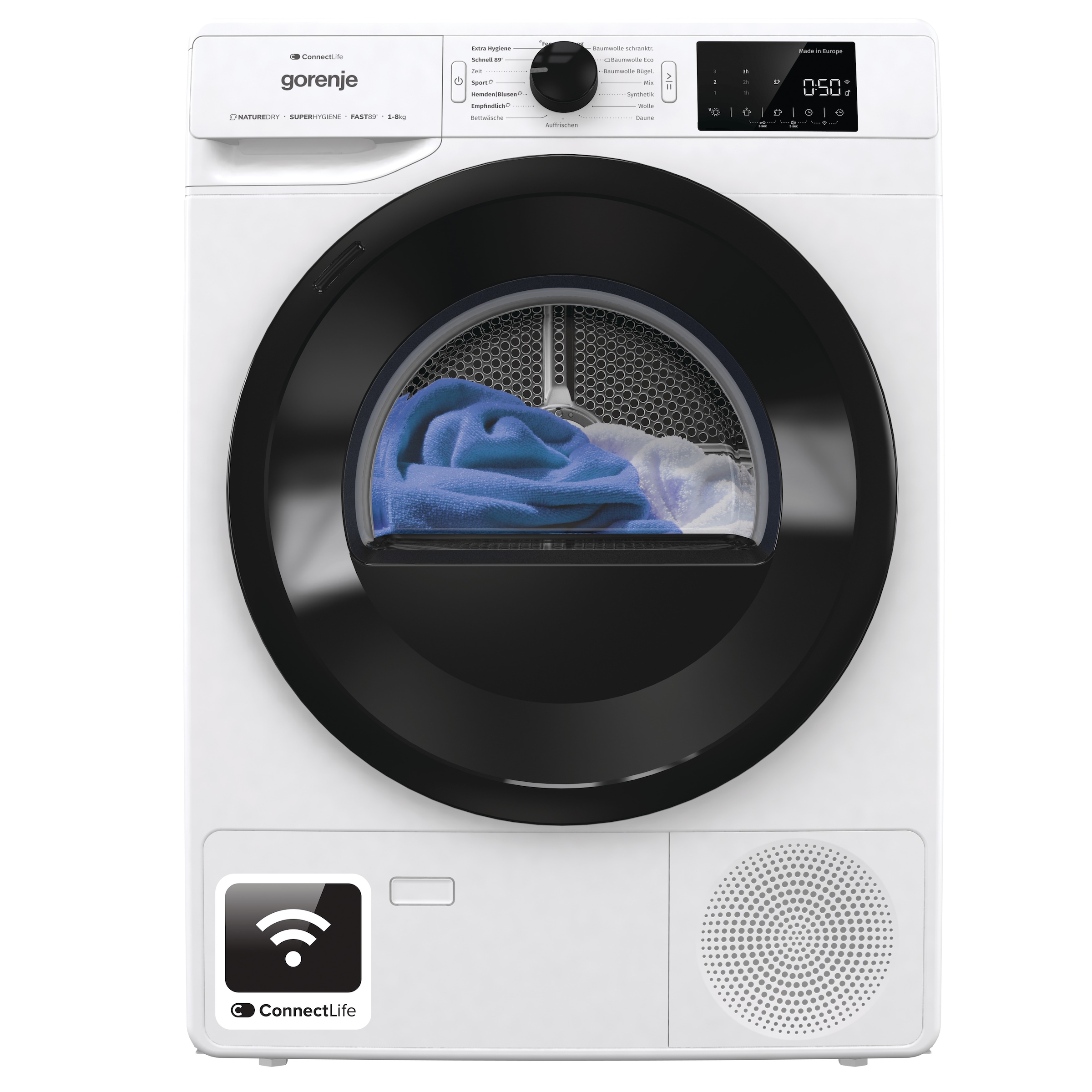 GORENJE Wärmepumpentrockner »DPNE 82/GN«, 8 kg, NatureDry - schonendes Trocknen