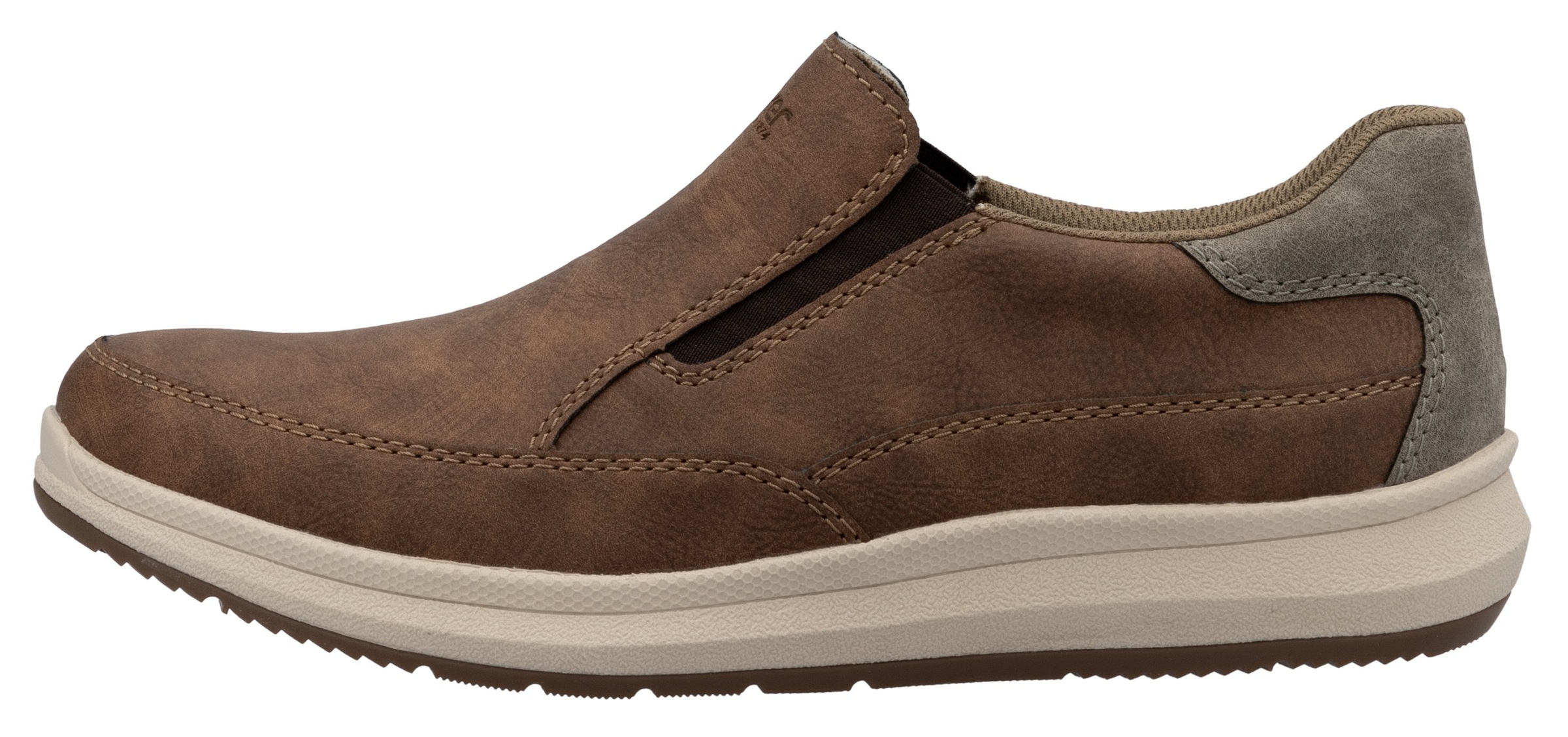 Rieker Basic Slip-on Loafer Brown Taupe 41 3