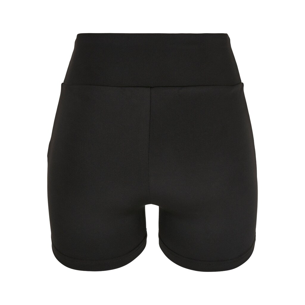 URBAN CLASSICS Stoffhose »Urban Classics Damen Ladies High Waist Short Cycle Hot Pants«, (1 tlg.)