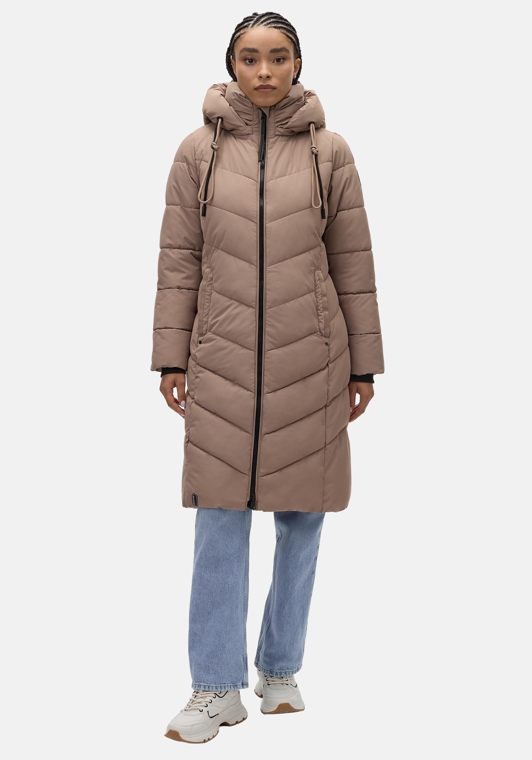 Marikoo Steppmantel "Sahnekatzii XIV-1" Wintermantel mit kuschlig warm wattiertem Kragen