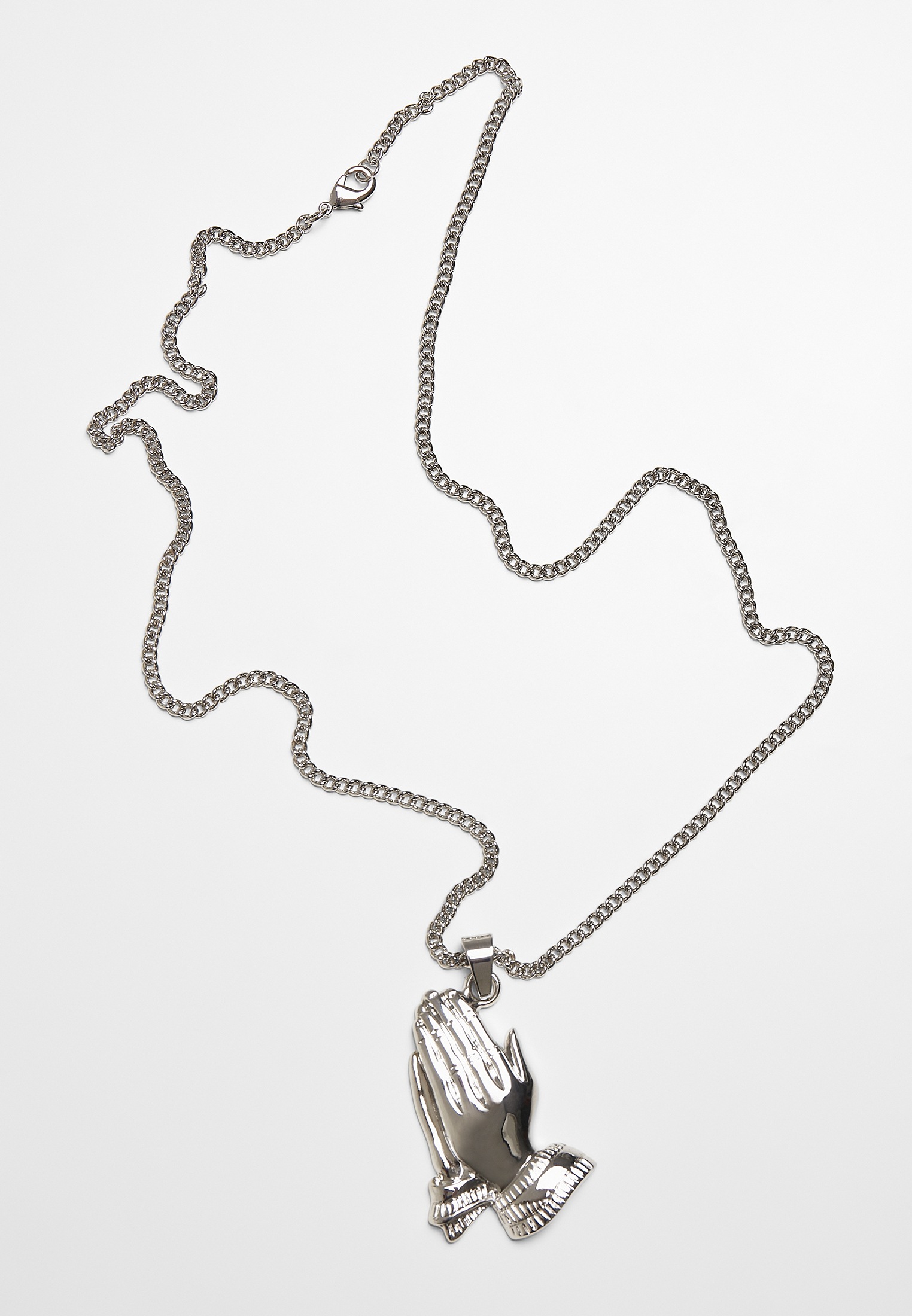 URBAN CLASSICS Edelstahlkette »Accessoires Pray Hands Necklace« für kaufen  | BAUR