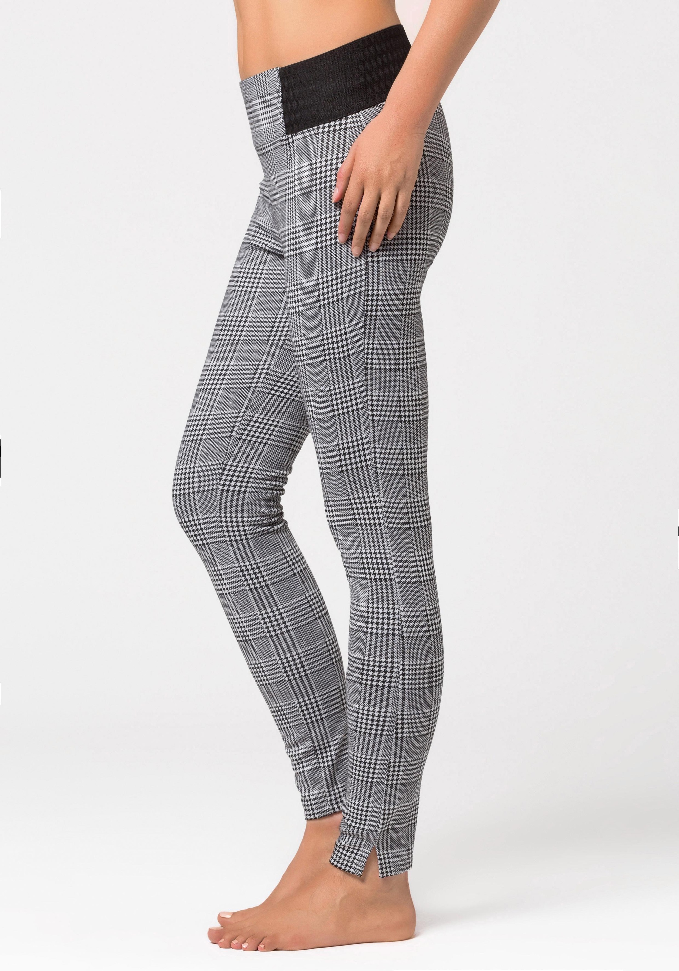 Buffalo Leggings, im Glencheck-Design, elastisch, modisch