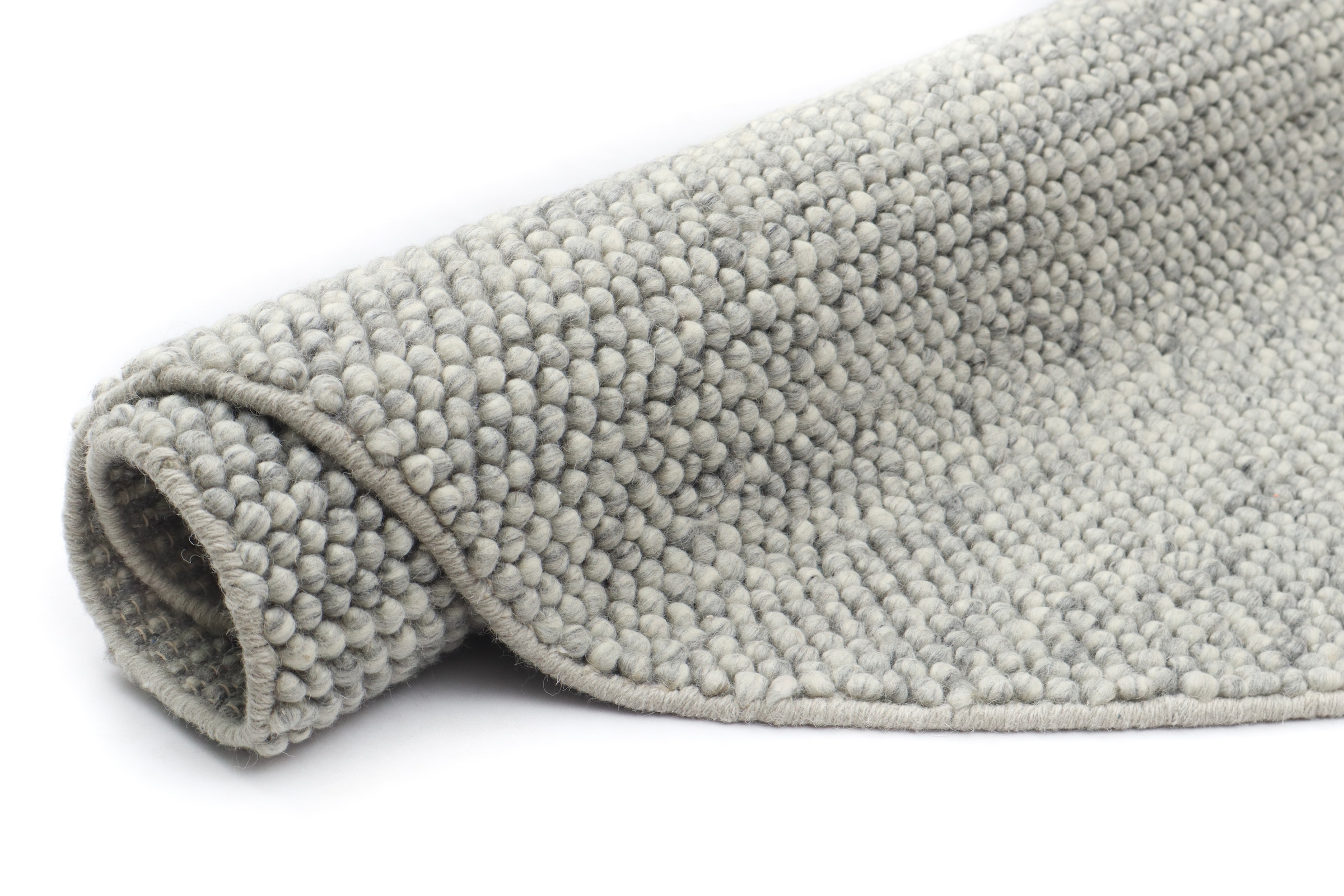 LeGer Home by Lena Gercke Teppich »Ainhoa, handgewebt, Wolle« rund 12 mm Höhe Teppich, Wohnzimmer, Schlafzimmer, Esszimmer