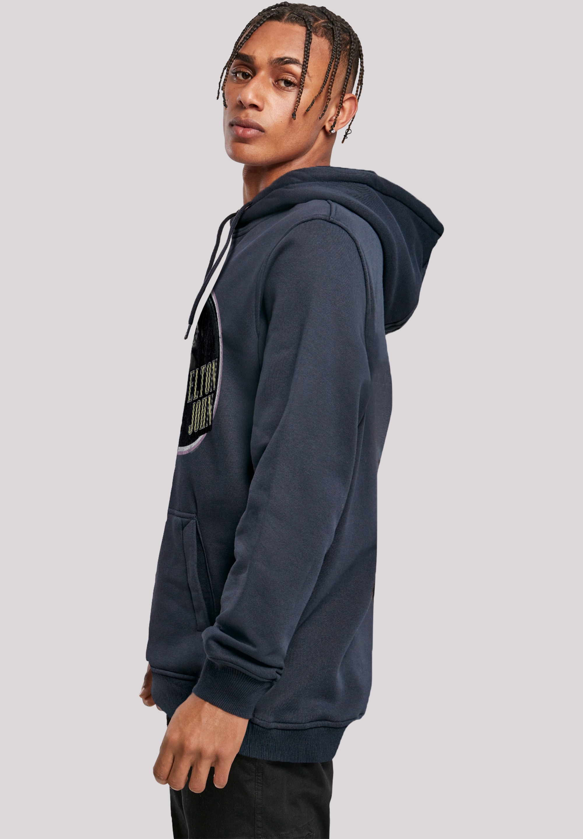 F4NT4STIC Kapuzenpullover »Elton John Vintage Circle«, Premium Qualität