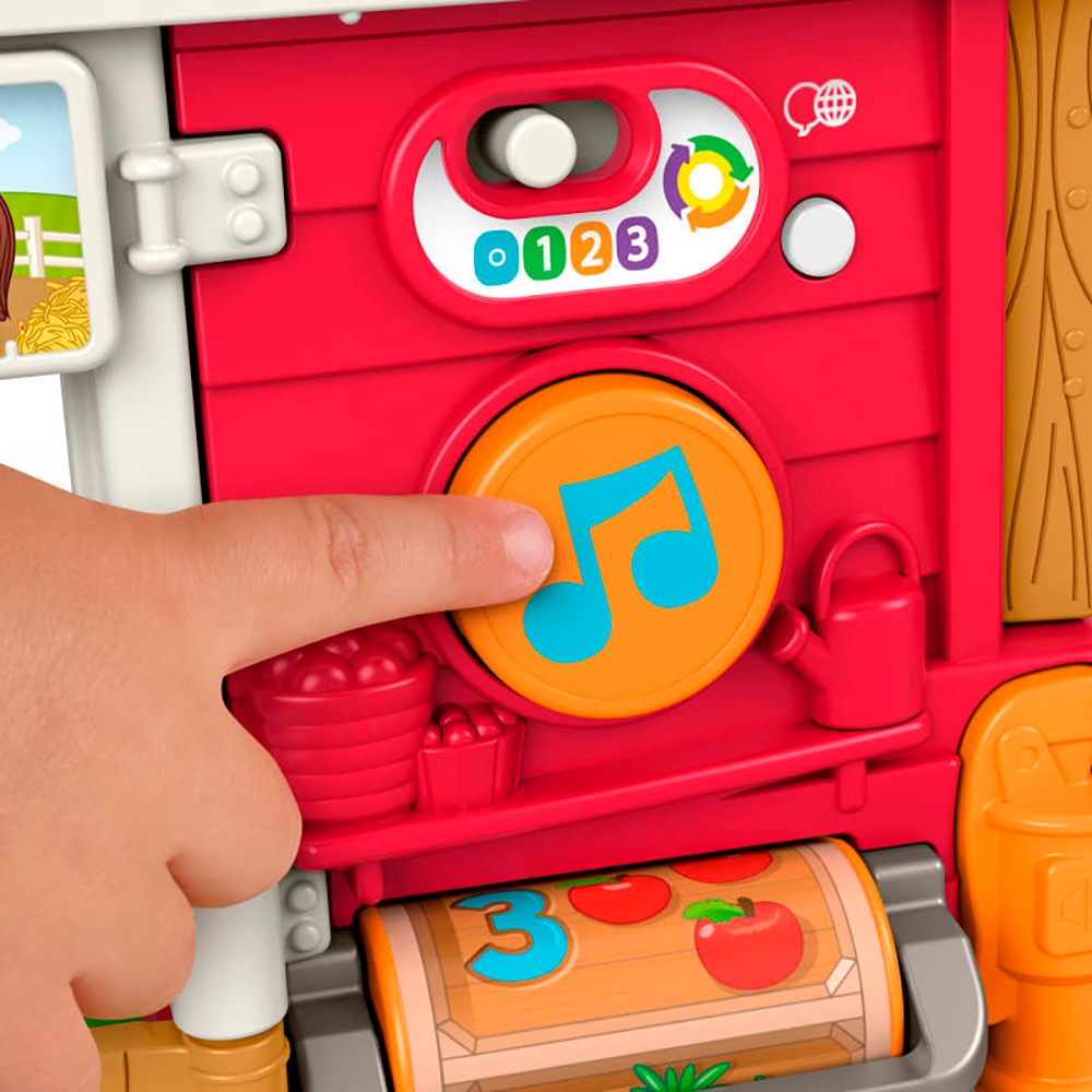 Fisher-Price® Lernspielzeug »Little People Bauernhof (D, F, E, I, DU)«, mit Sound