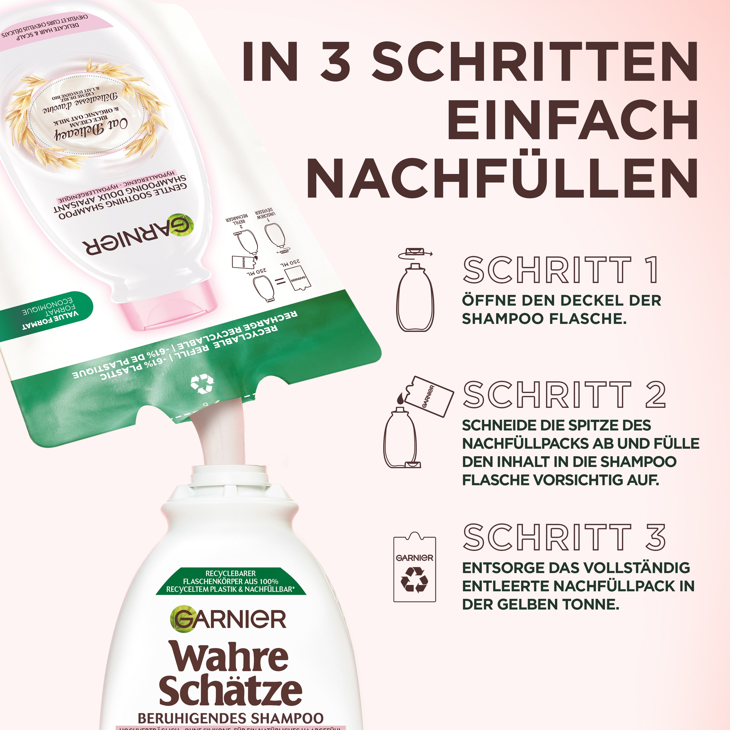 GARNIER Haarshampoo »Wahre Schätze«