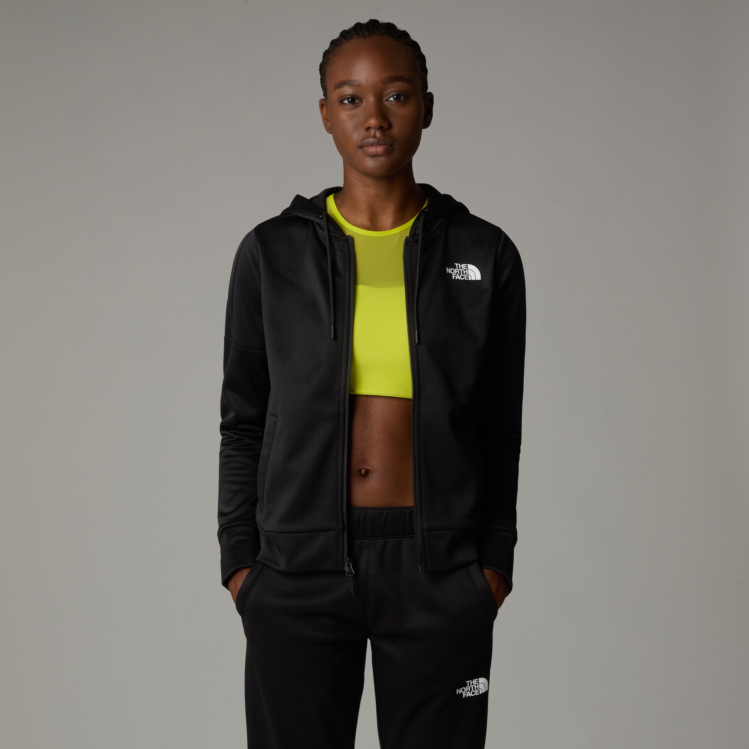 The North Face Sweatjacke »Reaxion Fleece Kapuzenpulli mit durchgehendem RV für Damen«