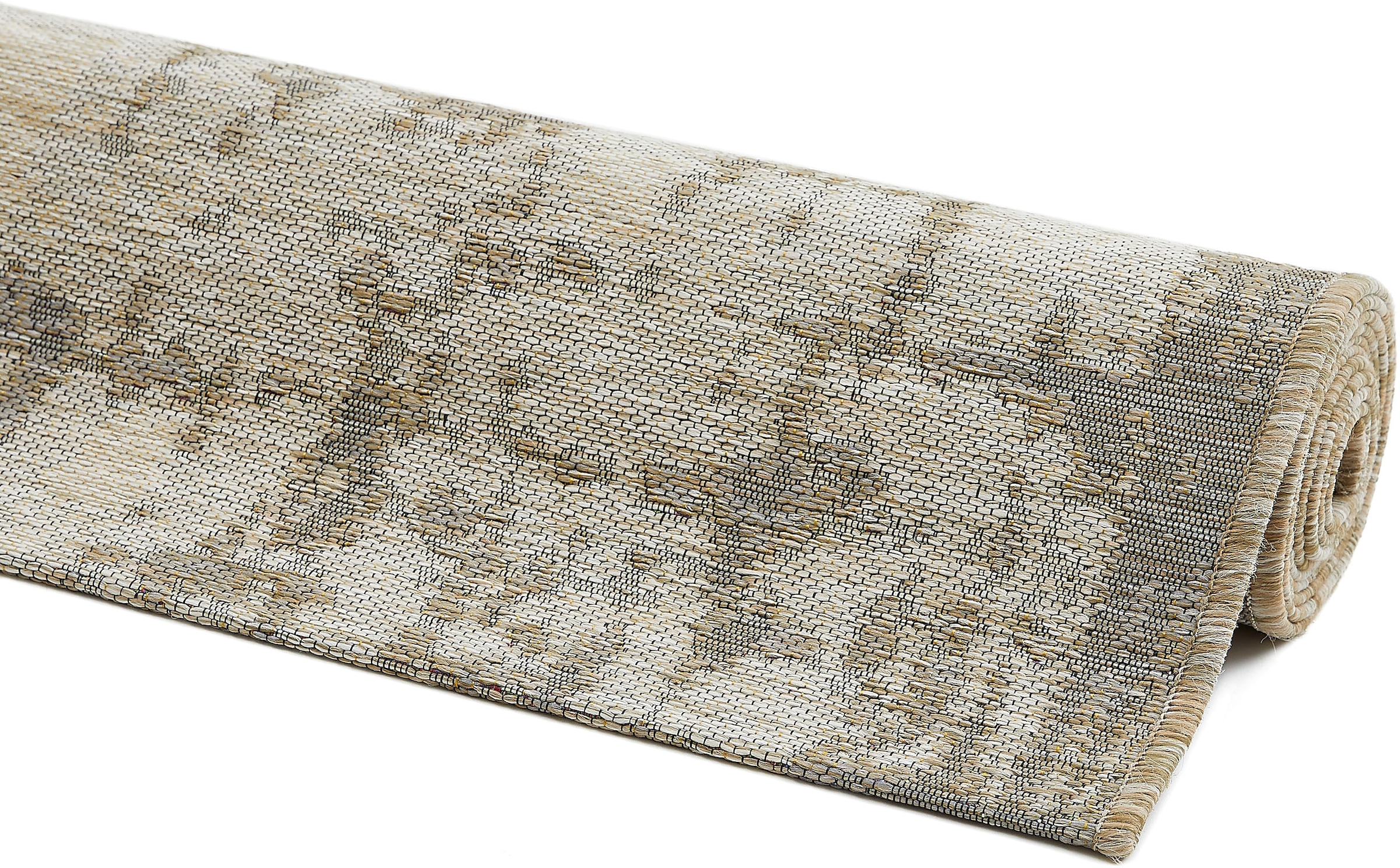 LUXOR living Teppich »Panama, Made in Belgium« rechteckig 5 mm Höhe Flachgewebe, modernes Design, In- und Outdoor geeignet