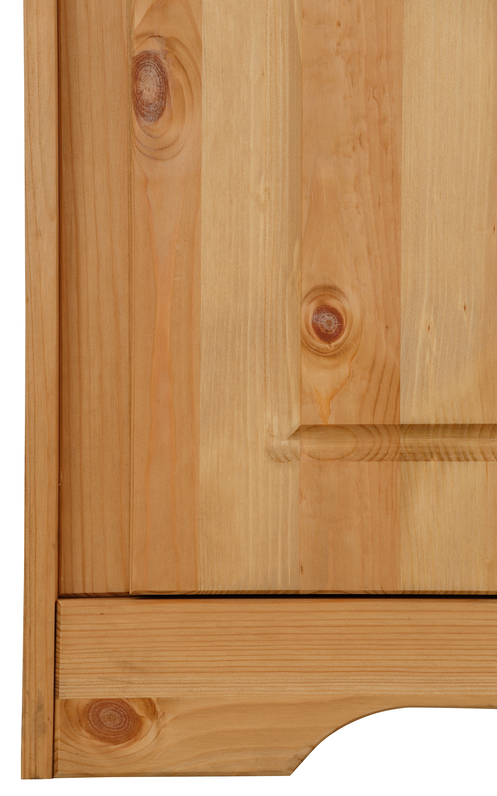 Home affaire Highboard »Pöhl«, Breite 95 cm, Höhe 140 cm, mit 1 Glastür, 3 breite Einlegeböden