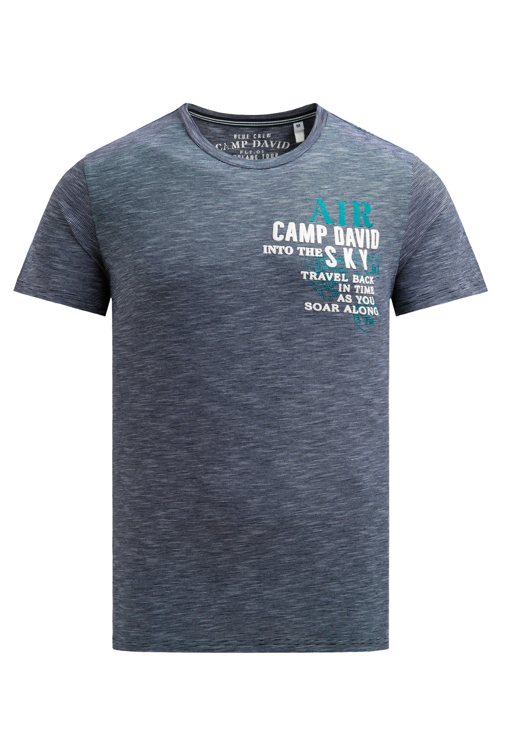 CAMP DAVID Rundhalsshirt, mit Kontrastnähten