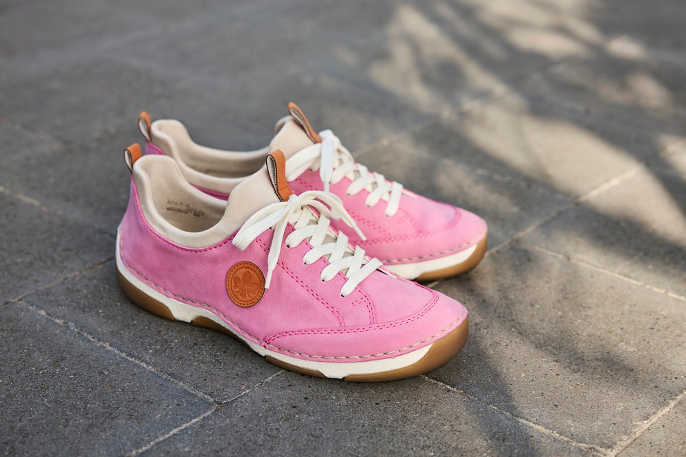 Rieker Slip-On Sneaker Slipper, Schlupfschuh, Freizeitsneaker aus Lederimit günstig online kaufen