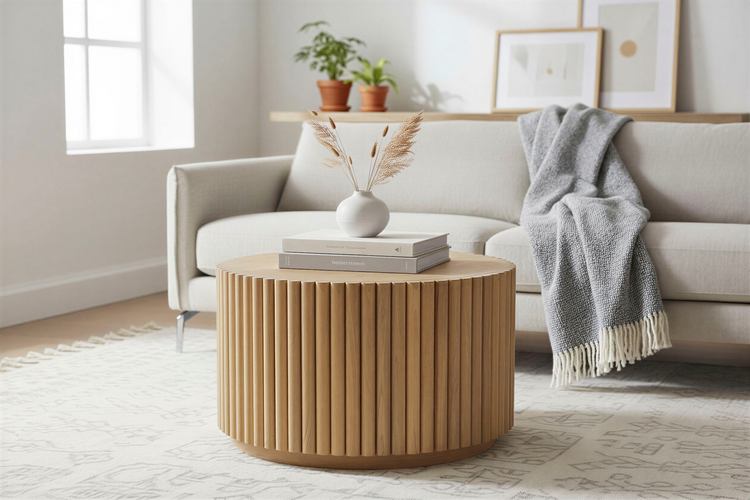 SIT Couchtisch »T-RIBBED SIDE TABLE LARGE« im extravaganten Ribbed-Look