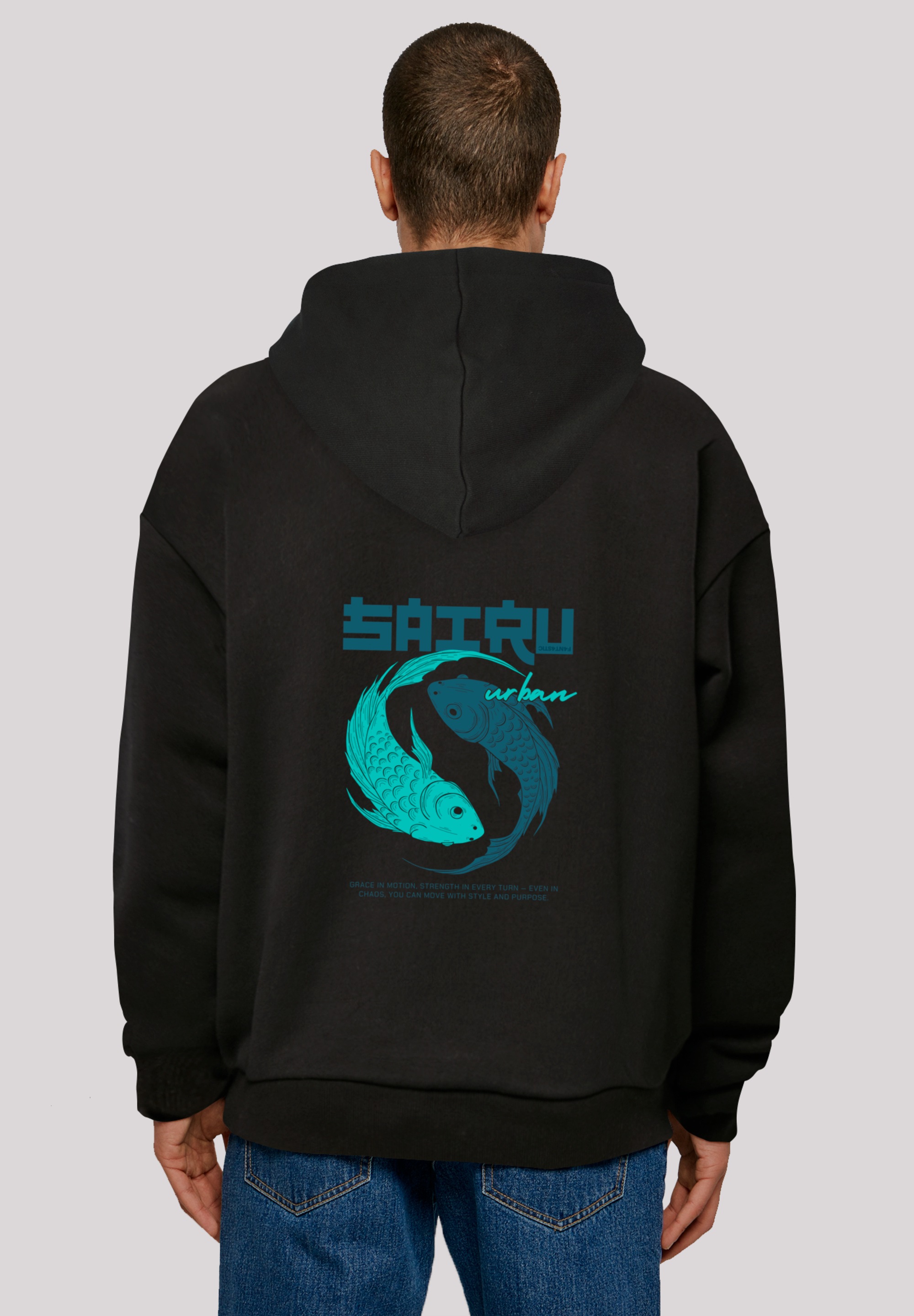 F4NT4STIC Kapuzenpullover »Koi Fish Japan Streetstyle«, Japan Streetwear Styles