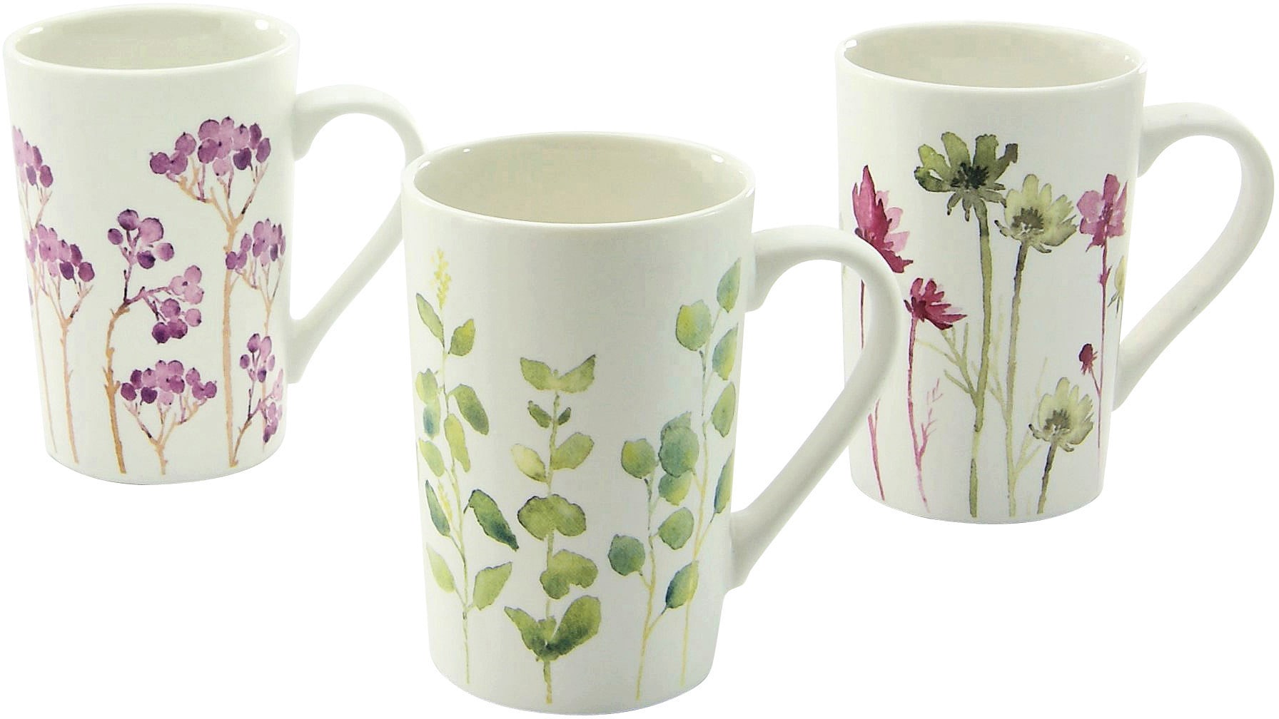 Maxwell & Williams Porzellan-Tasse Mit Blumenmuster – 300 Ml, In Geschenkbox, Spülmaschinengeeignet
