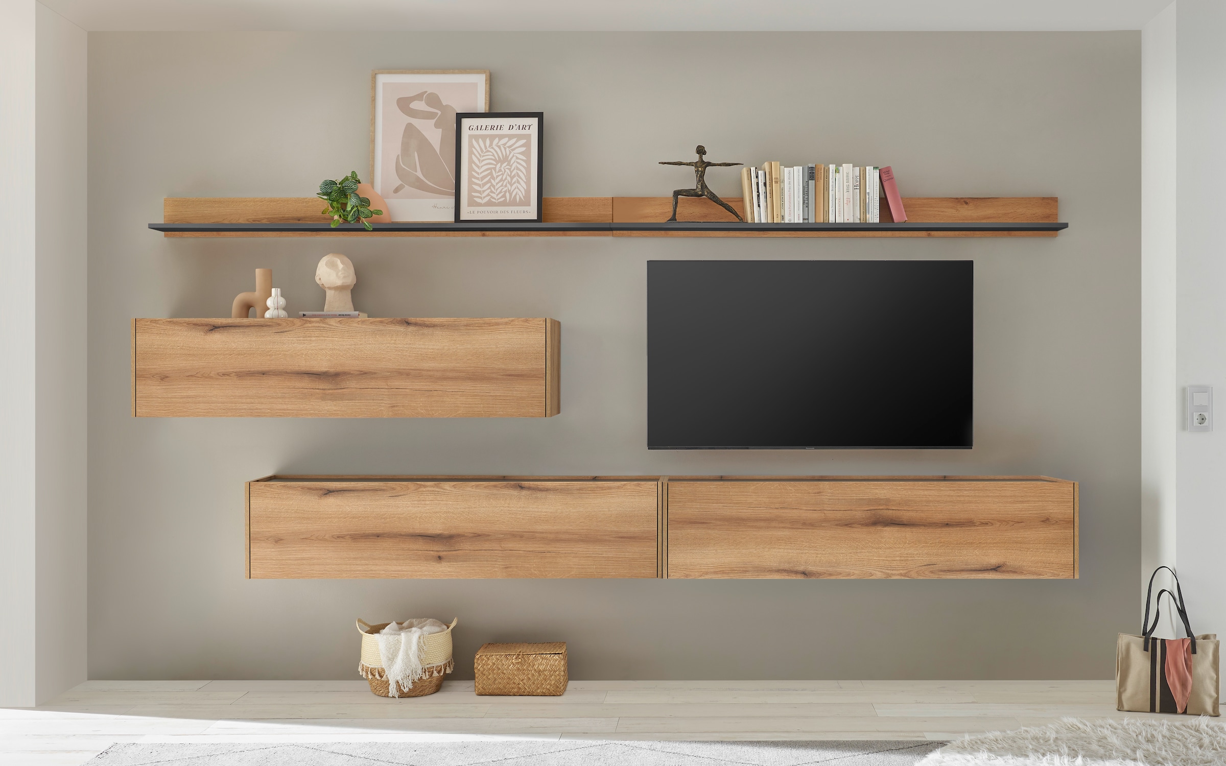 INOSIGN Wohnwand "City/Giron, moderne Anbauwand, Komplettset in vielen Farb günstig online kaufen