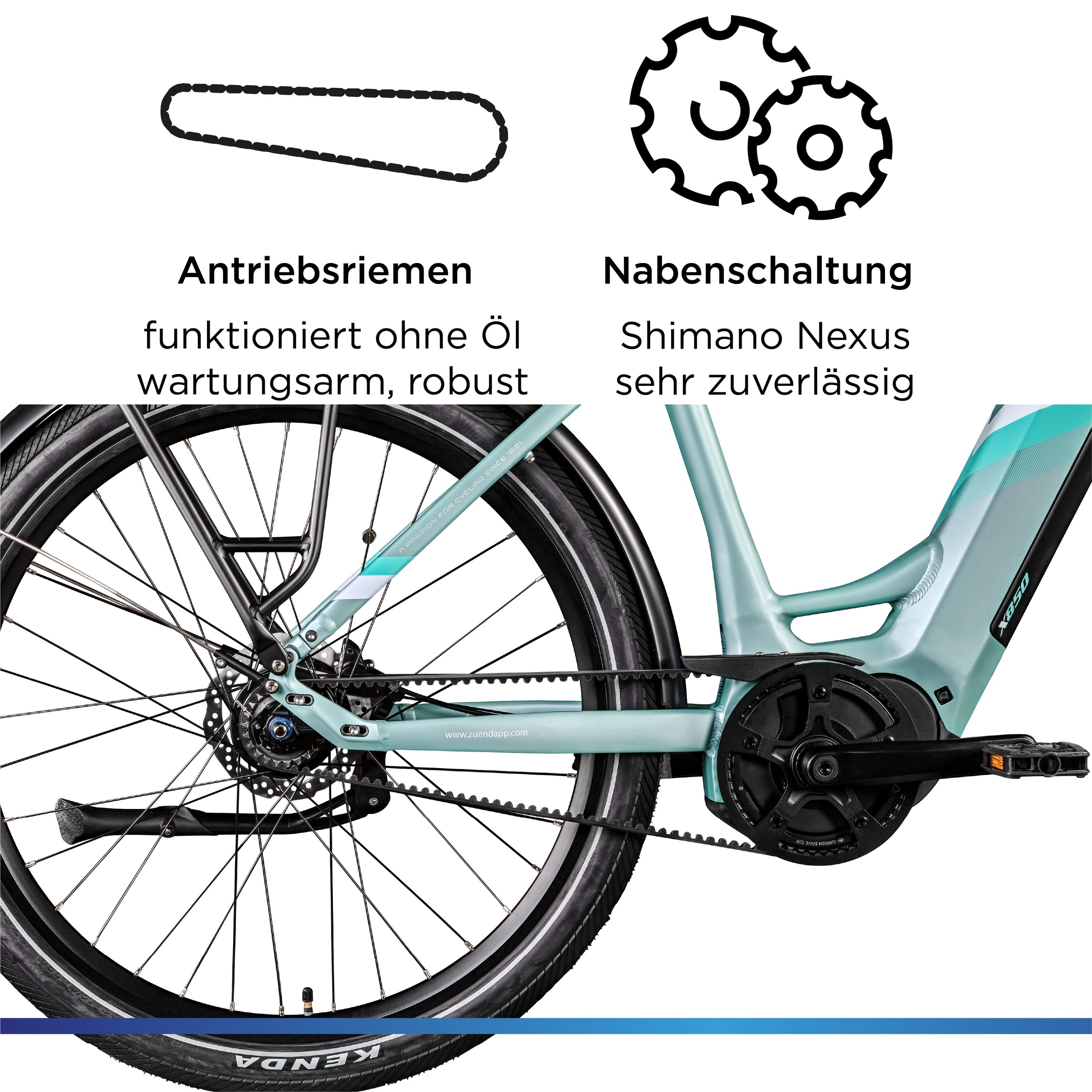 Zündapp »X850« 7 Gang Nabenschaltung Mittelmotor 250 W Pedelec, Elektrofahrrad für Damen und Herren