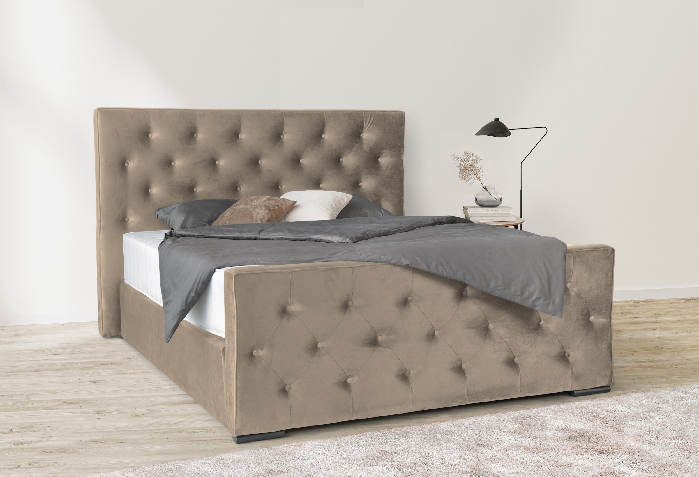 COLLECTION AB Boxspringbett "Florence erhältlich in der Breite 180cm", inkl günstig online kaufen