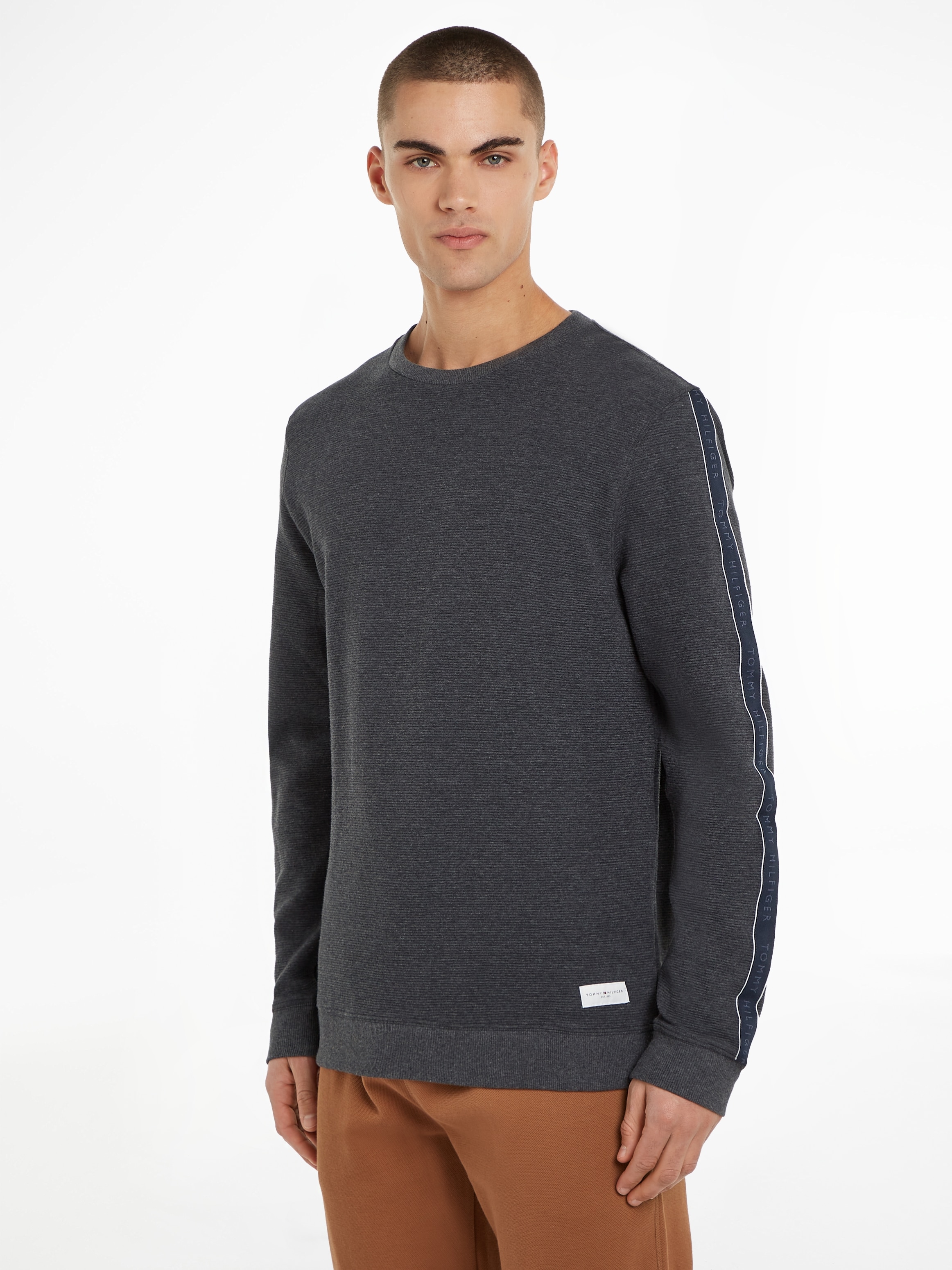 Tommy Hilfiger Underwear Sweater »HWK TRACK TOP«, mit Markenlabel an den Ärmeln