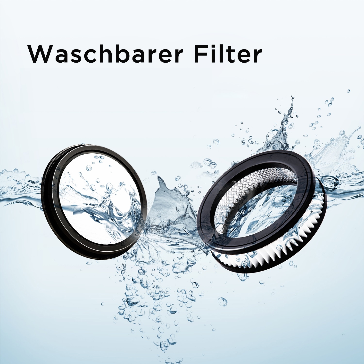 Hanseatic Akku-Hand-und Stielstaubsauger »HVS450BMC Akku Staubsauger, LED Beleuchtung, HEPA H12 Filter«, inkl. Wandhalterung, großes Zubehör, einfache Entleerung