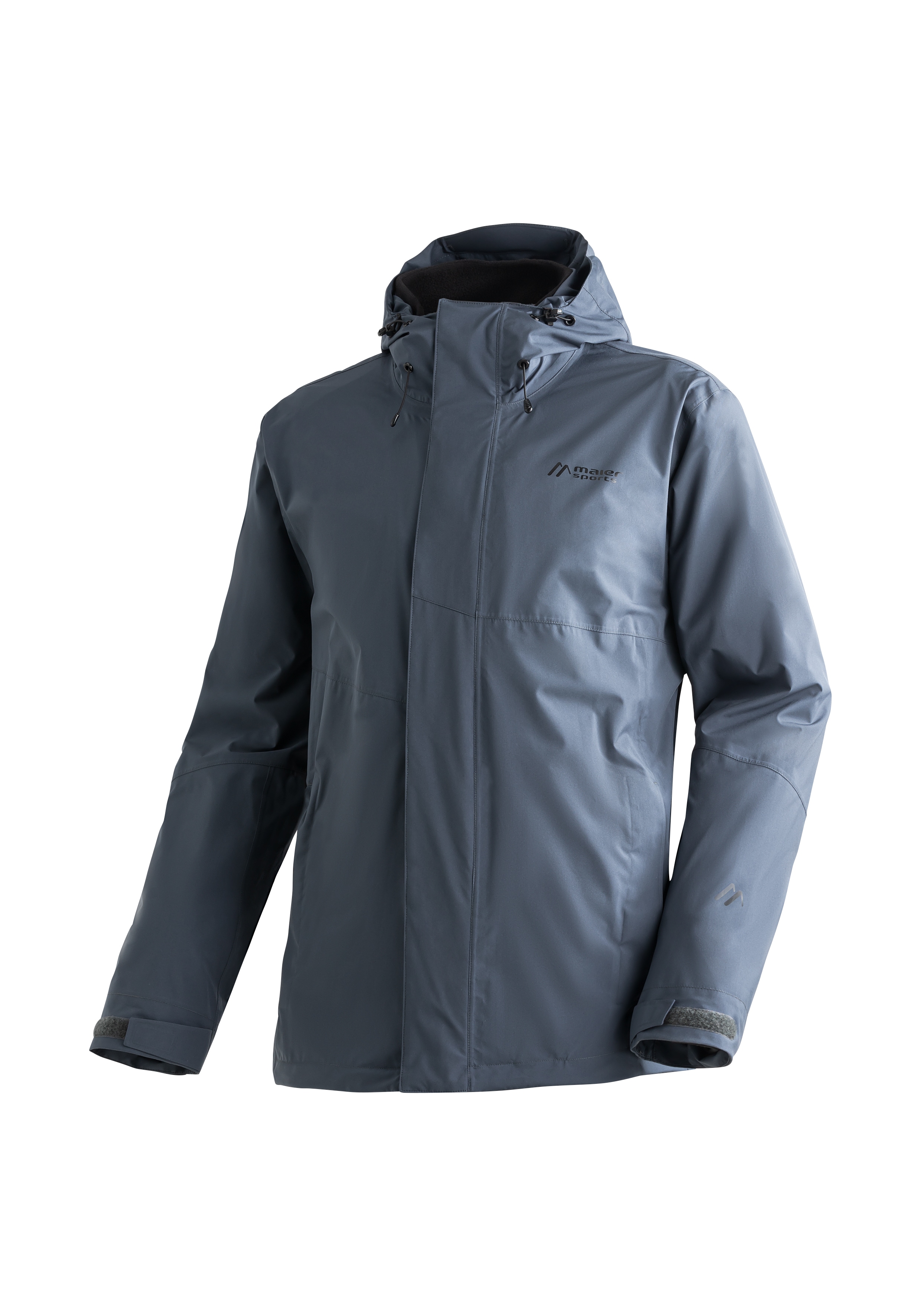 Maier Sports "Metor 3in1 M" warme Herren Jacke mit Kapuze, Winterjacke wasserdicht atmungsaktiv