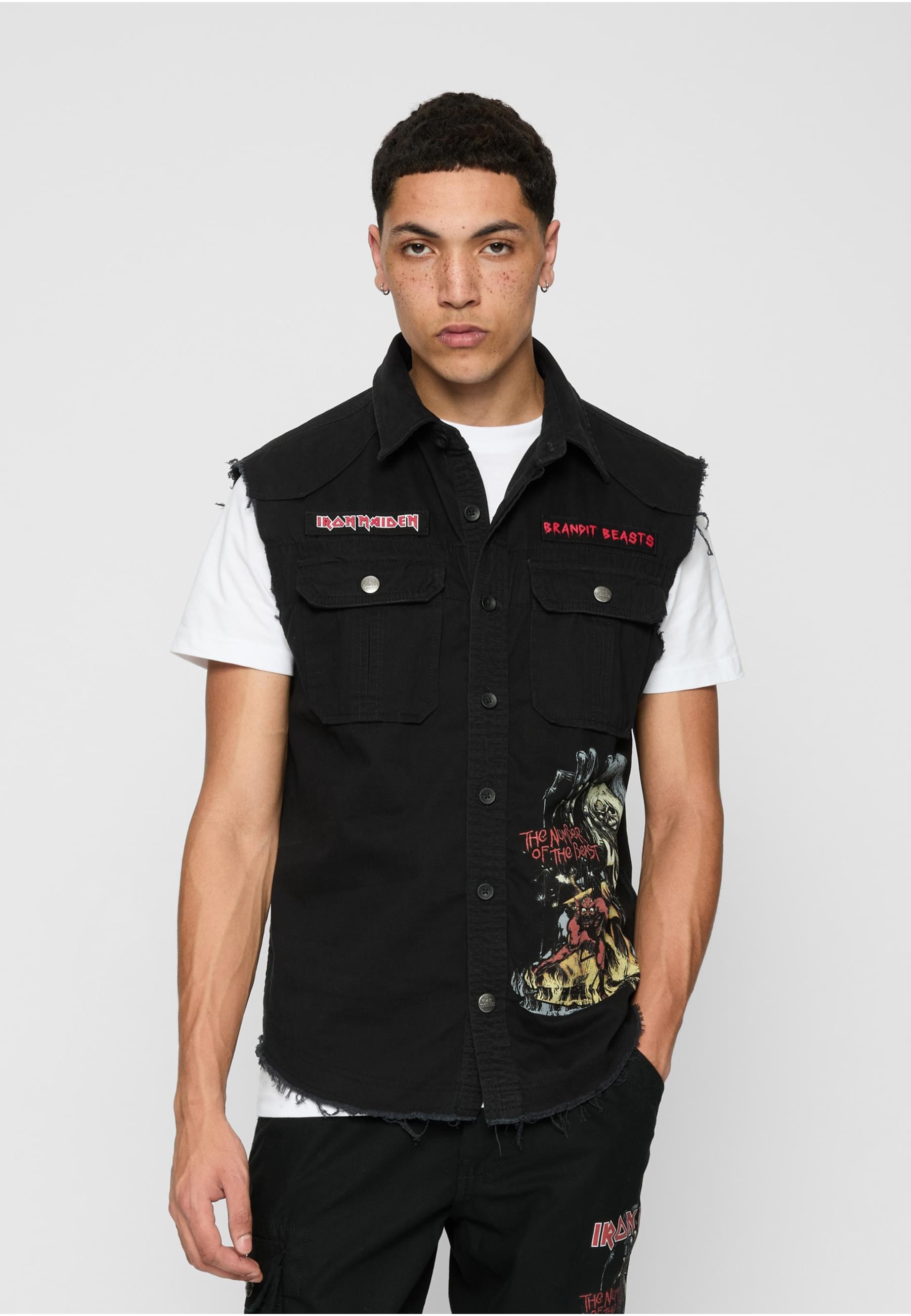 Brandit Tanktop »Brandit Iron Maiden Vintage Shirt sleeveless NOTB« 1 Stk.