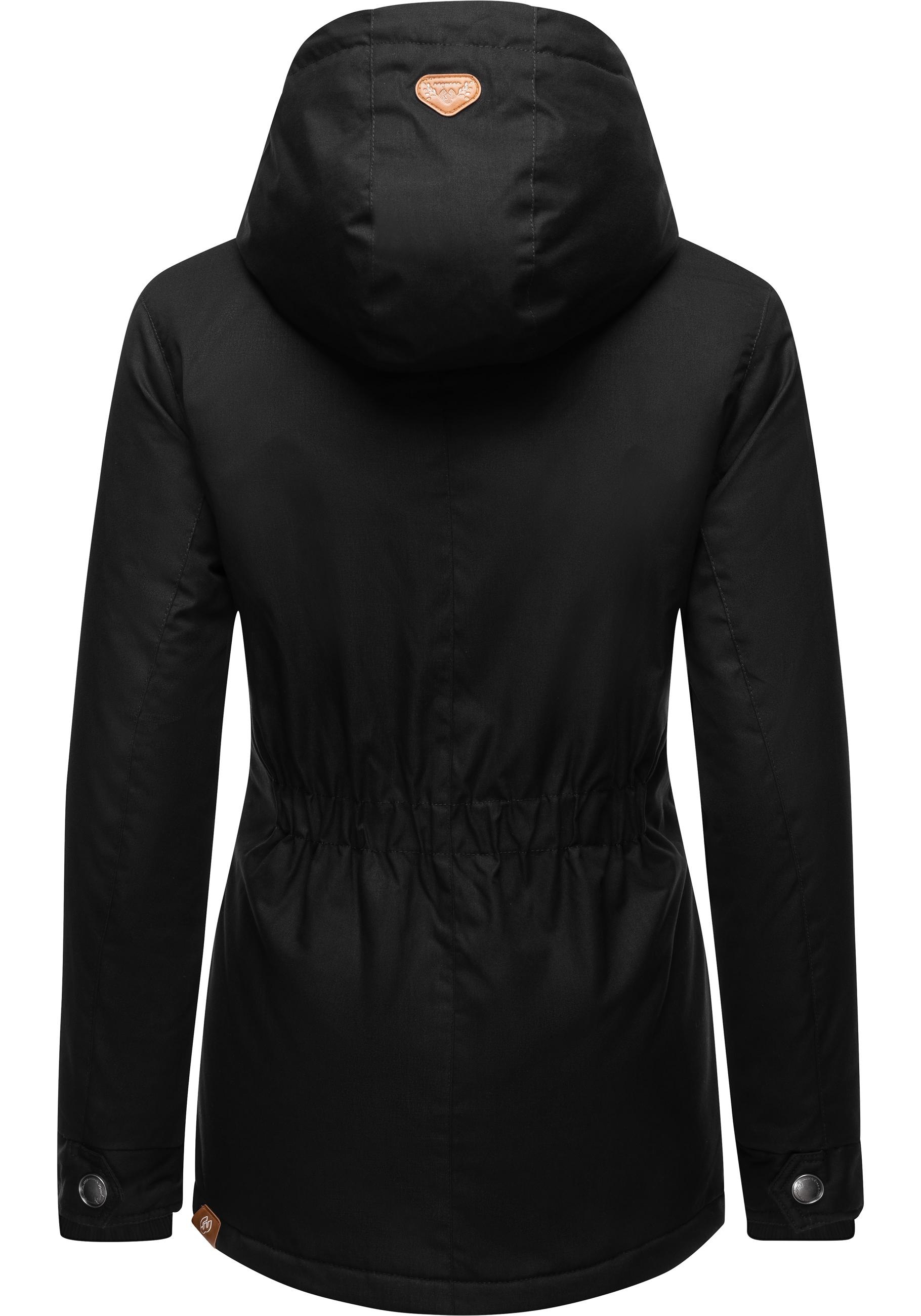 Thumbnail - Ragwear Winterjacke "Monade" mit Kapuze Damen Winterparka mit Kapuze und m. Fleece gefüttert