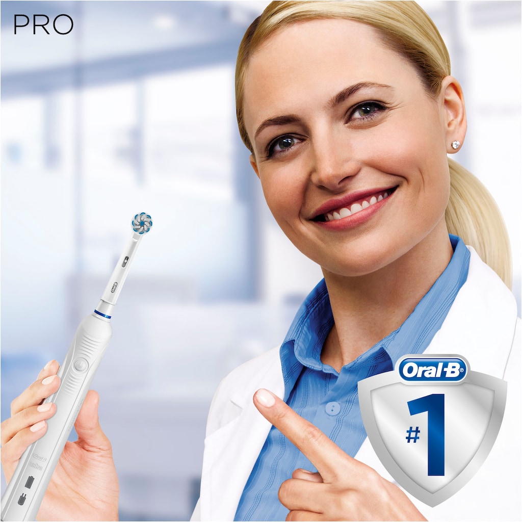 Oral-B Elektrische Zahnbürste »PRO 1 200«, 1 St. Aufsteckbürsten