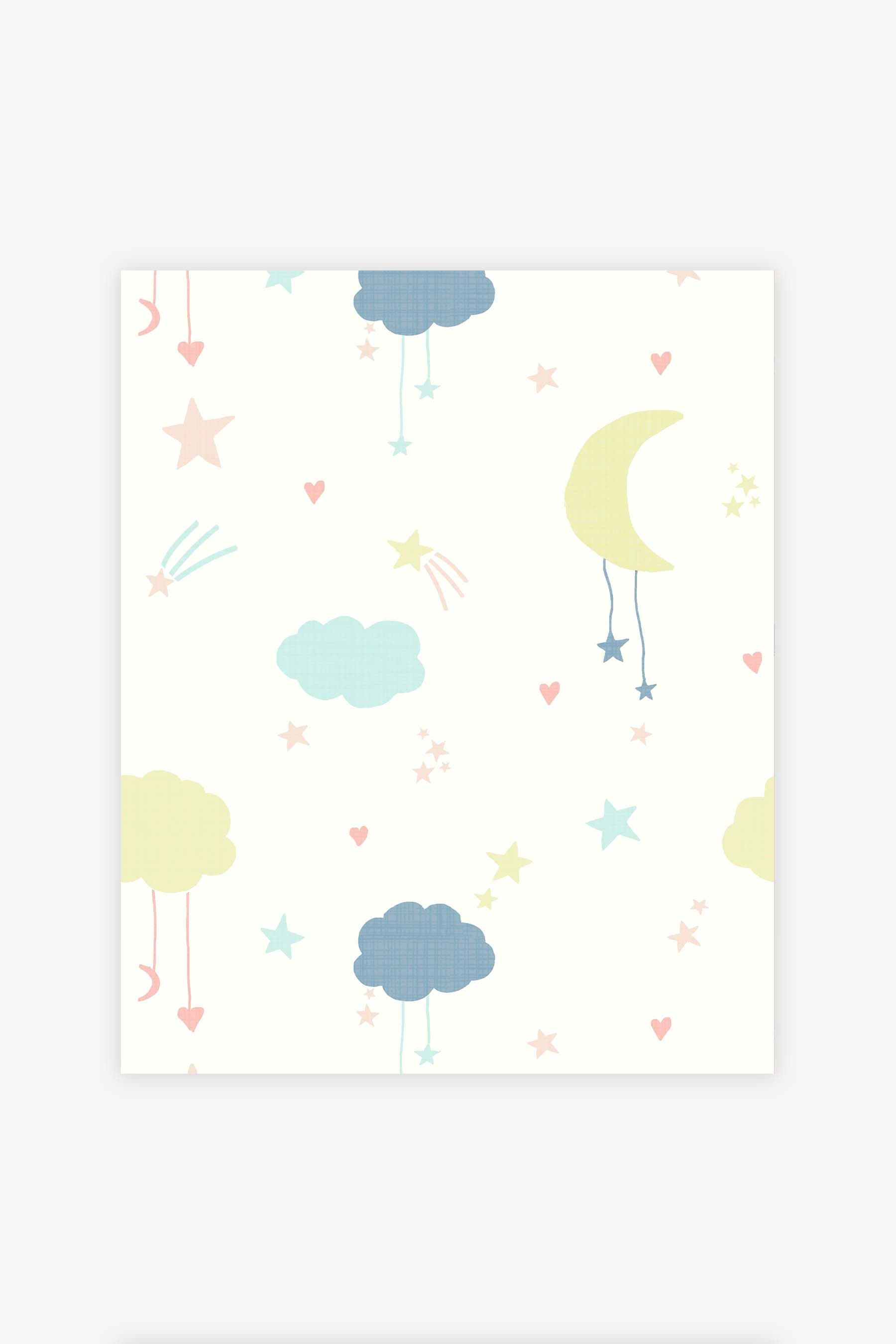 Next Vliestapete »MOON & STARS Vliestapete 10mx52cm« glatt